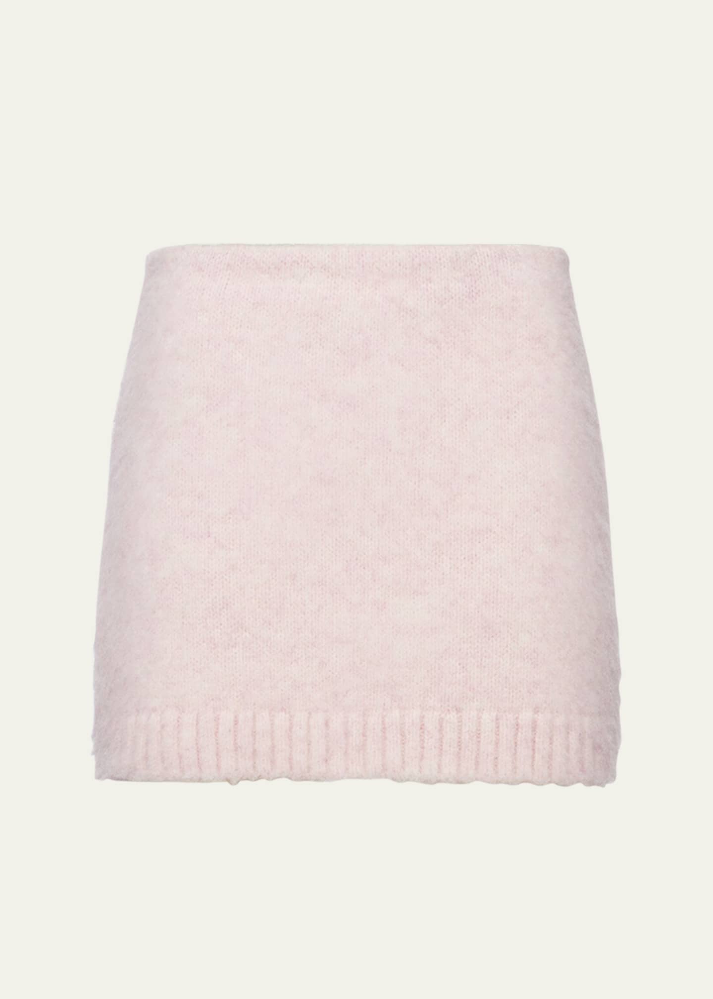【プラダ・PRADA】Shetland wool miniskirt Prada Mini Shetland Wool Skirt - Bergdorf Goodman
