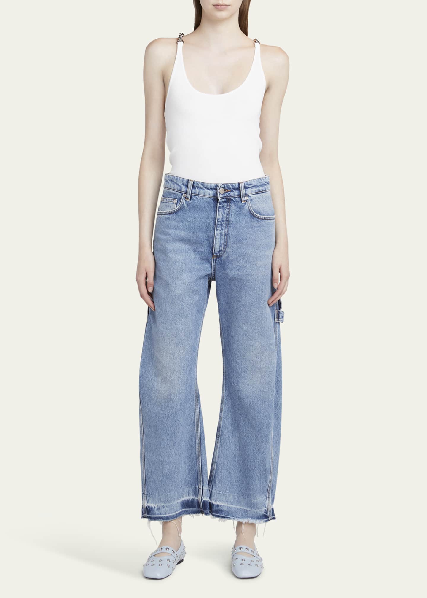 Stella McCartney Ryder メリージェーンフラットシューズ Stella McCartney Ryder Studded Leather Mary Jane Ballerina