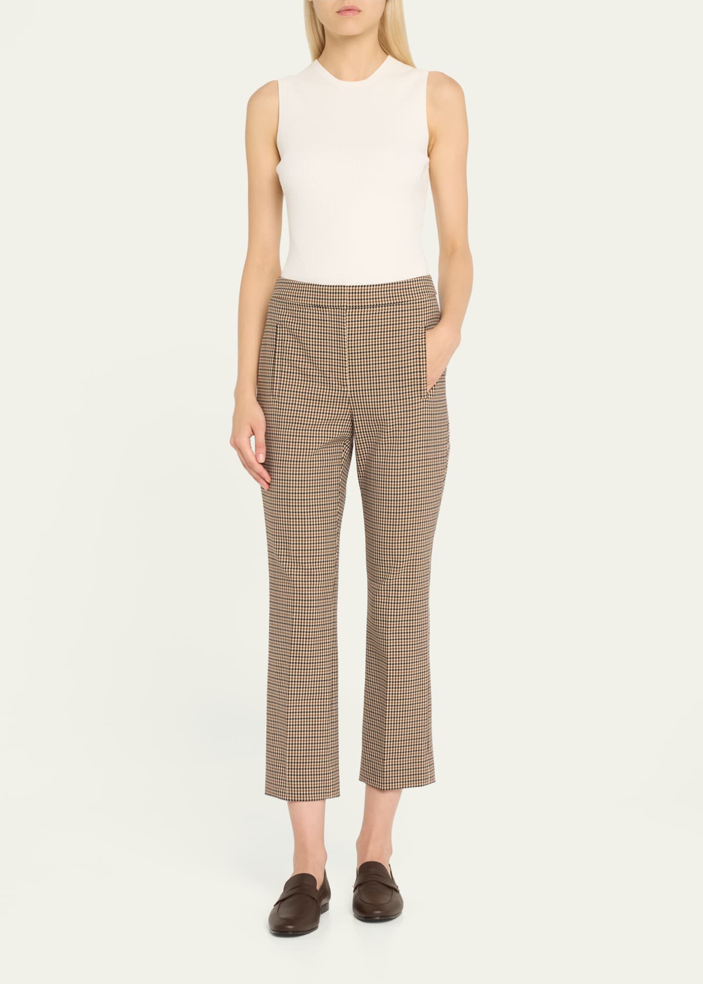 Veronica Beard Sid Ribbed Sleeveless Pullover Image 2 of 5