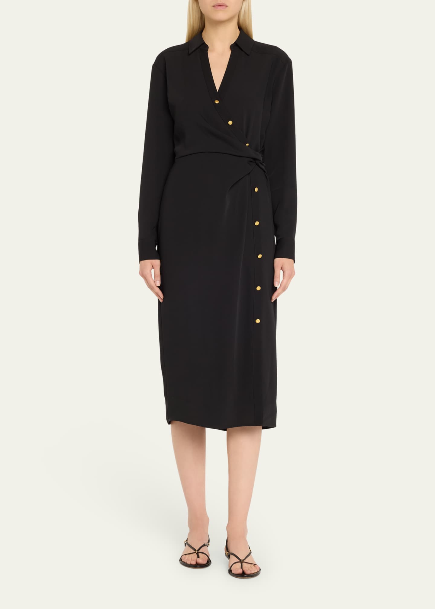 Veronica Beard Wright Midi Shirtdress Image 2 of 5