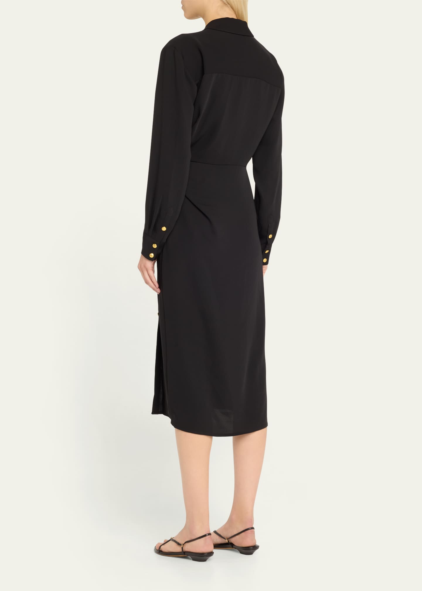 Veronica Beard Wright Midi Shirtdress Image 3 of 5