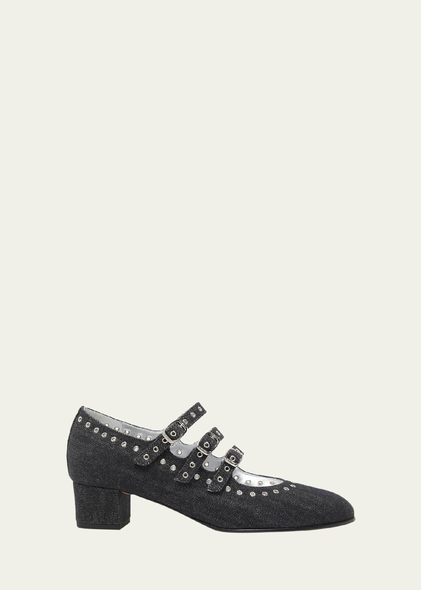 Camden Denim Mary Jane Trio Pumps