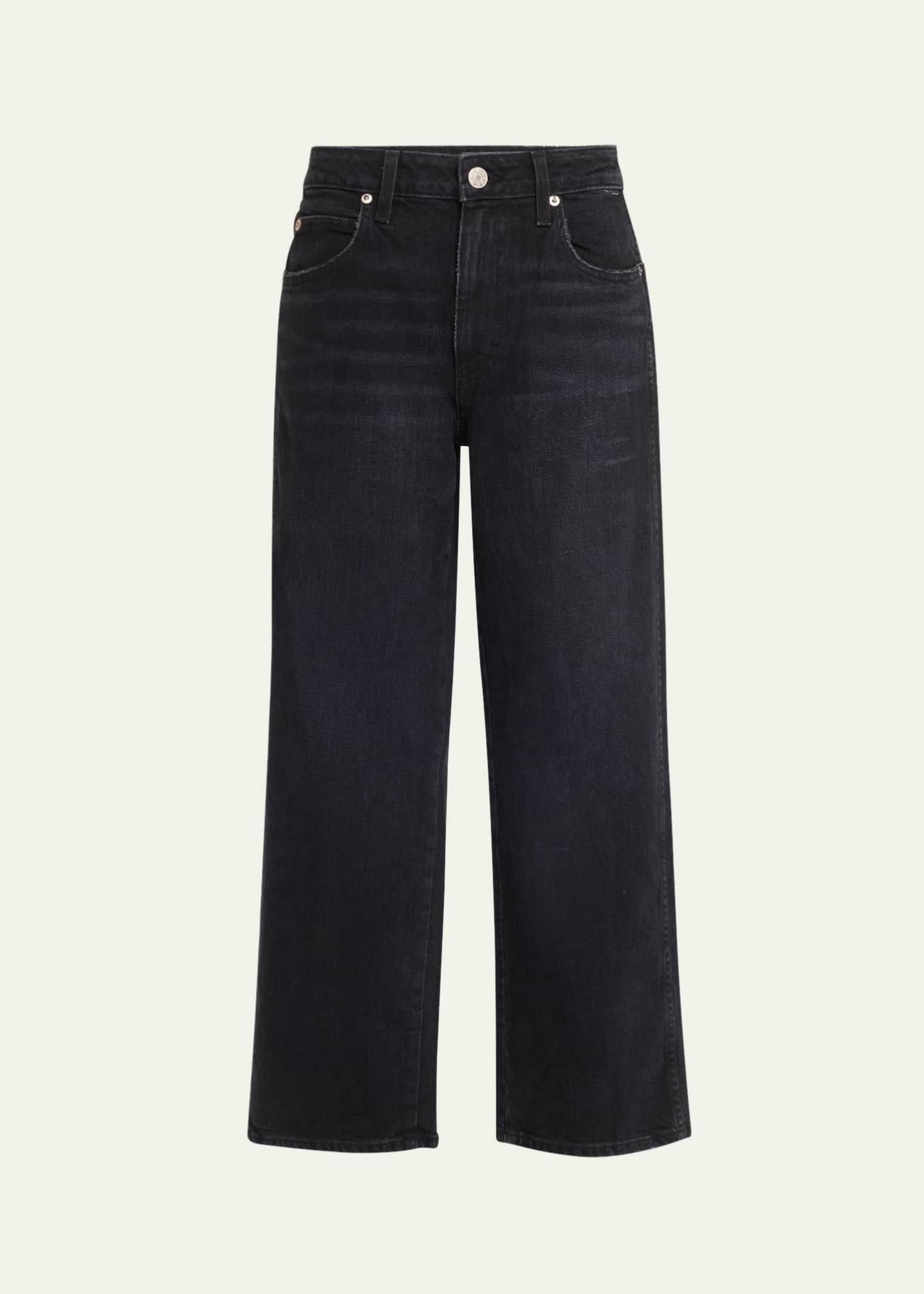AMO Denim Billie Wide Straight Cropped Jeans Image 1 of 5
