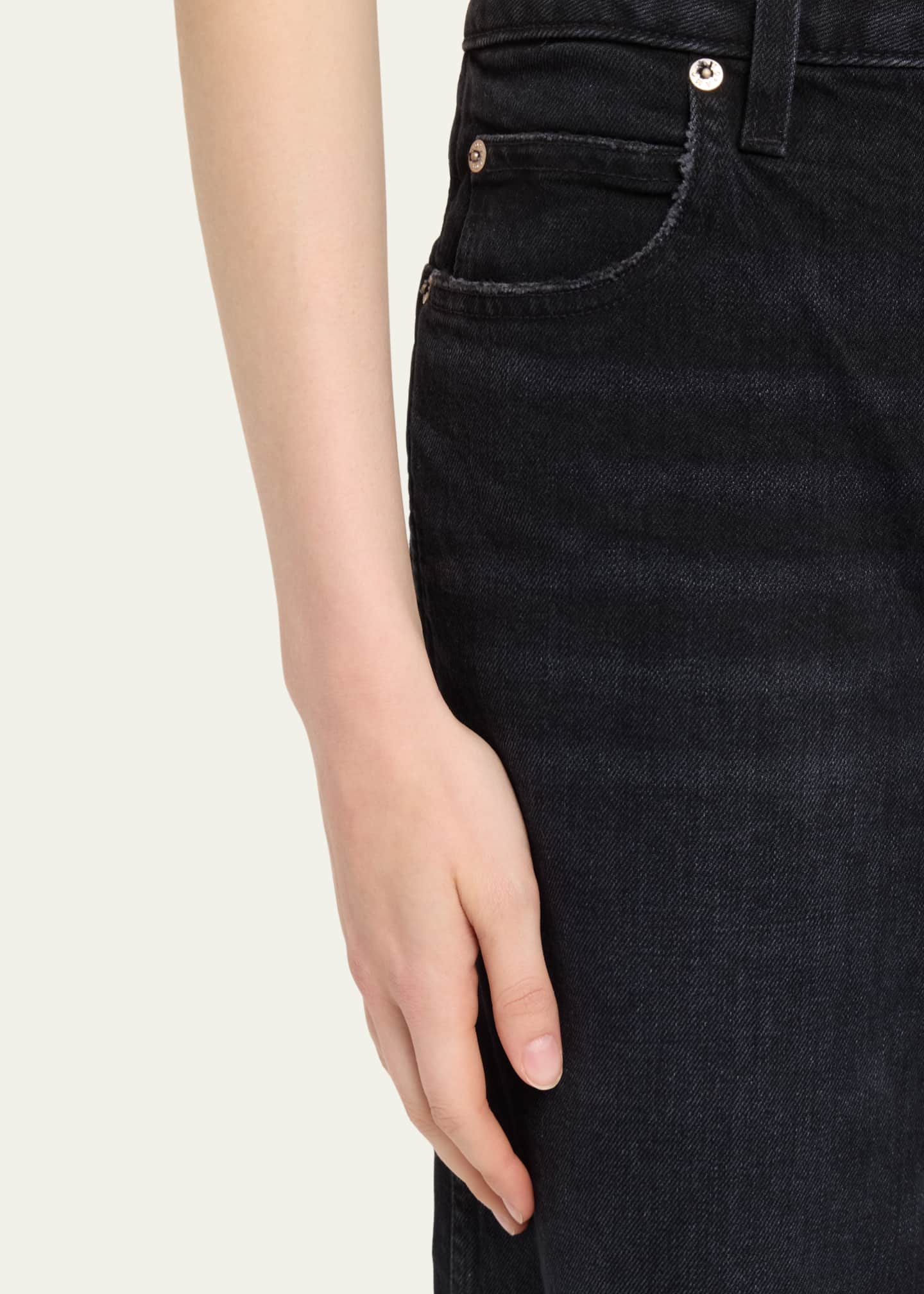 AMO Denim Billie Wide Straight Cropped Jeans Image 5 of 5