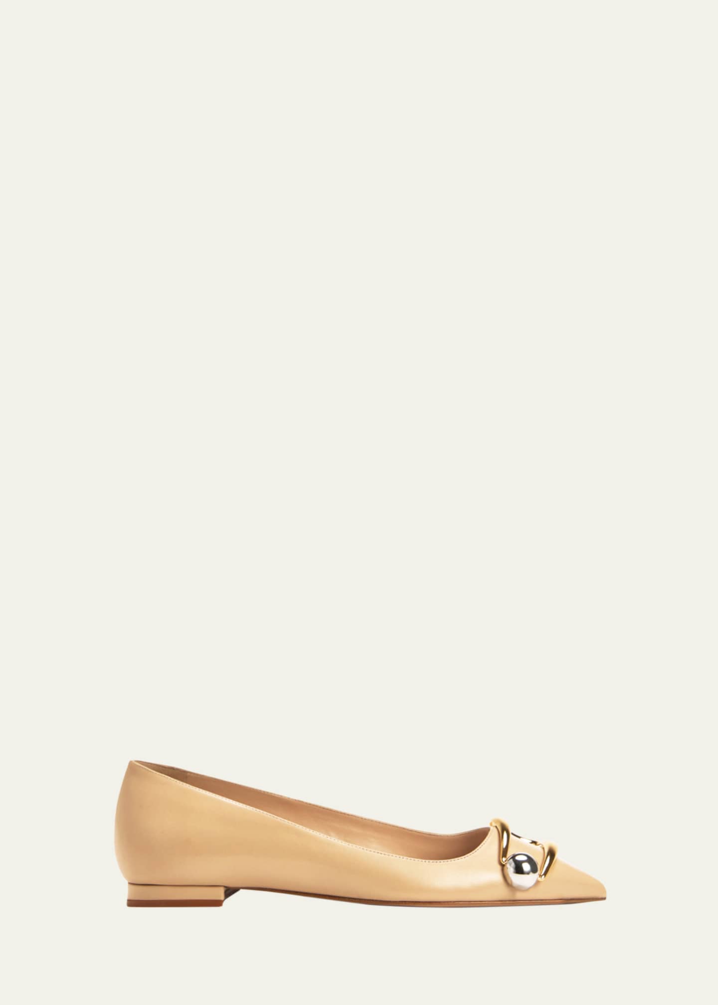Alexandre Birman Harper Leather Ballerina Flats Image 1 of 3