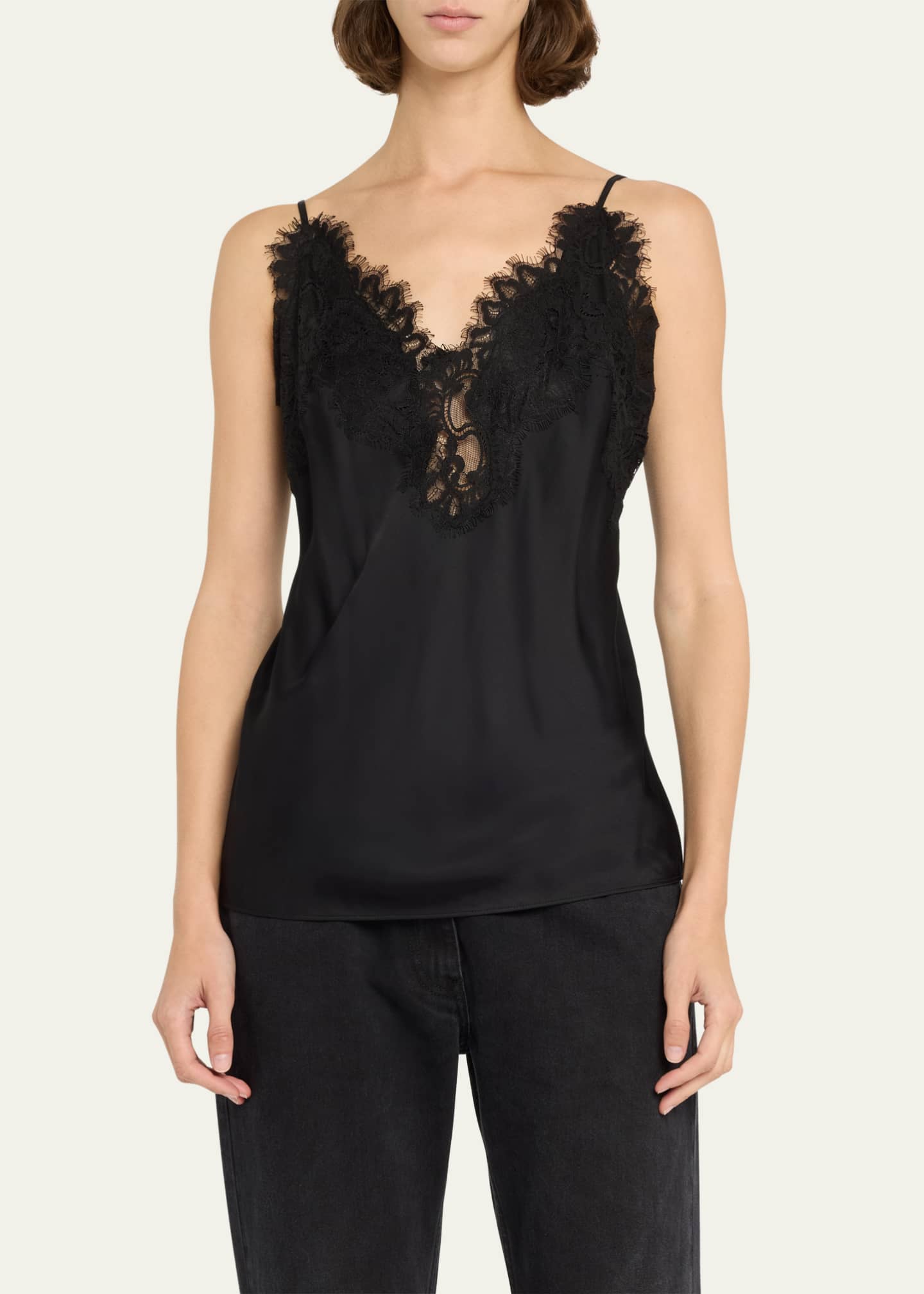 A.L.C. Lennon Lace-Trim Cami Top Image 4 of 5