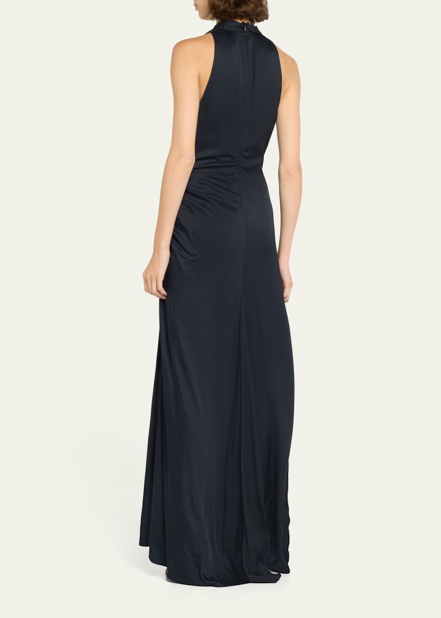 A.L.C. Inez Pleated High-Neck Gown Image 3 of 5