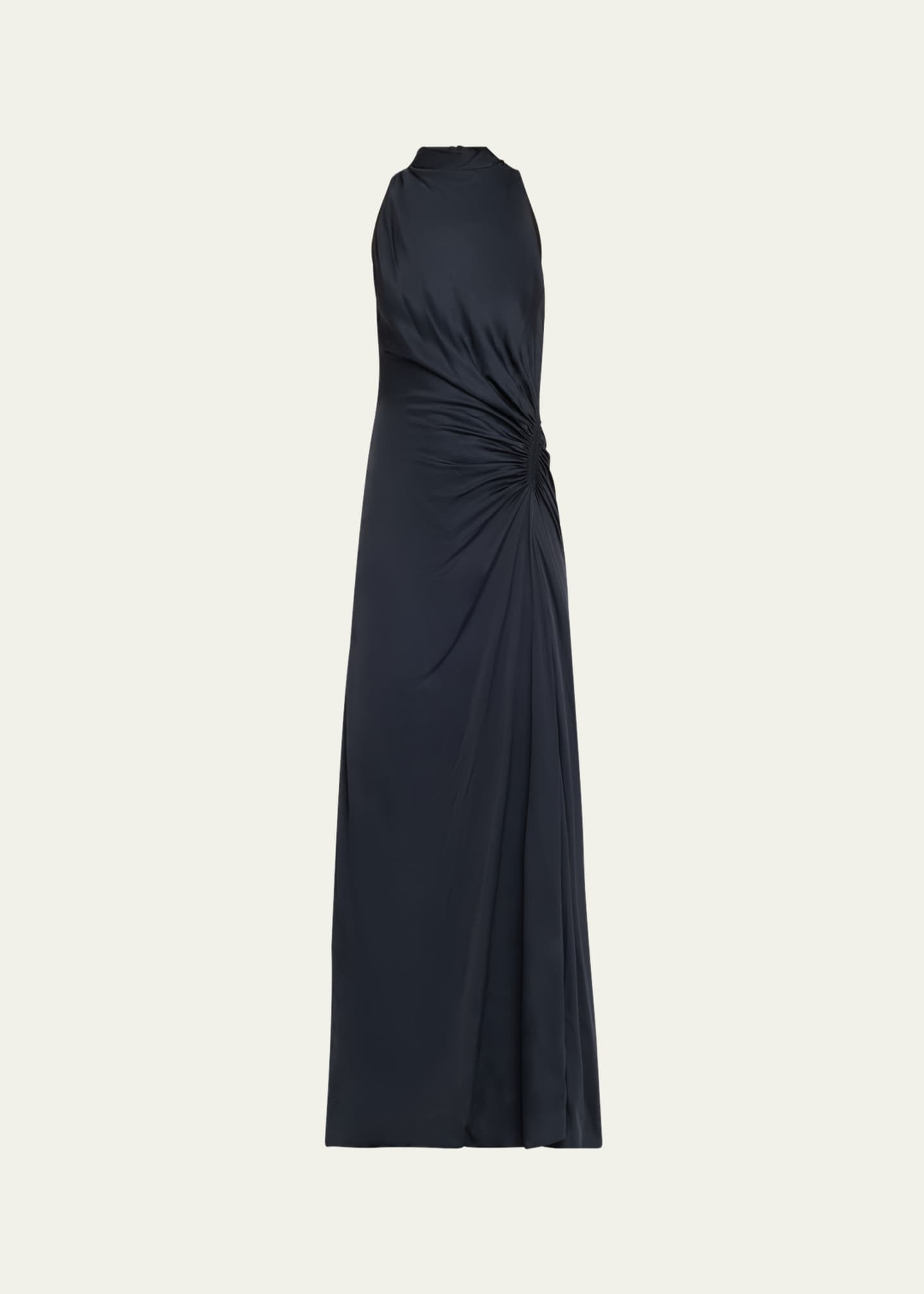 A.L.C. Inez Pleated High-Neck Gown Image 1 of 5