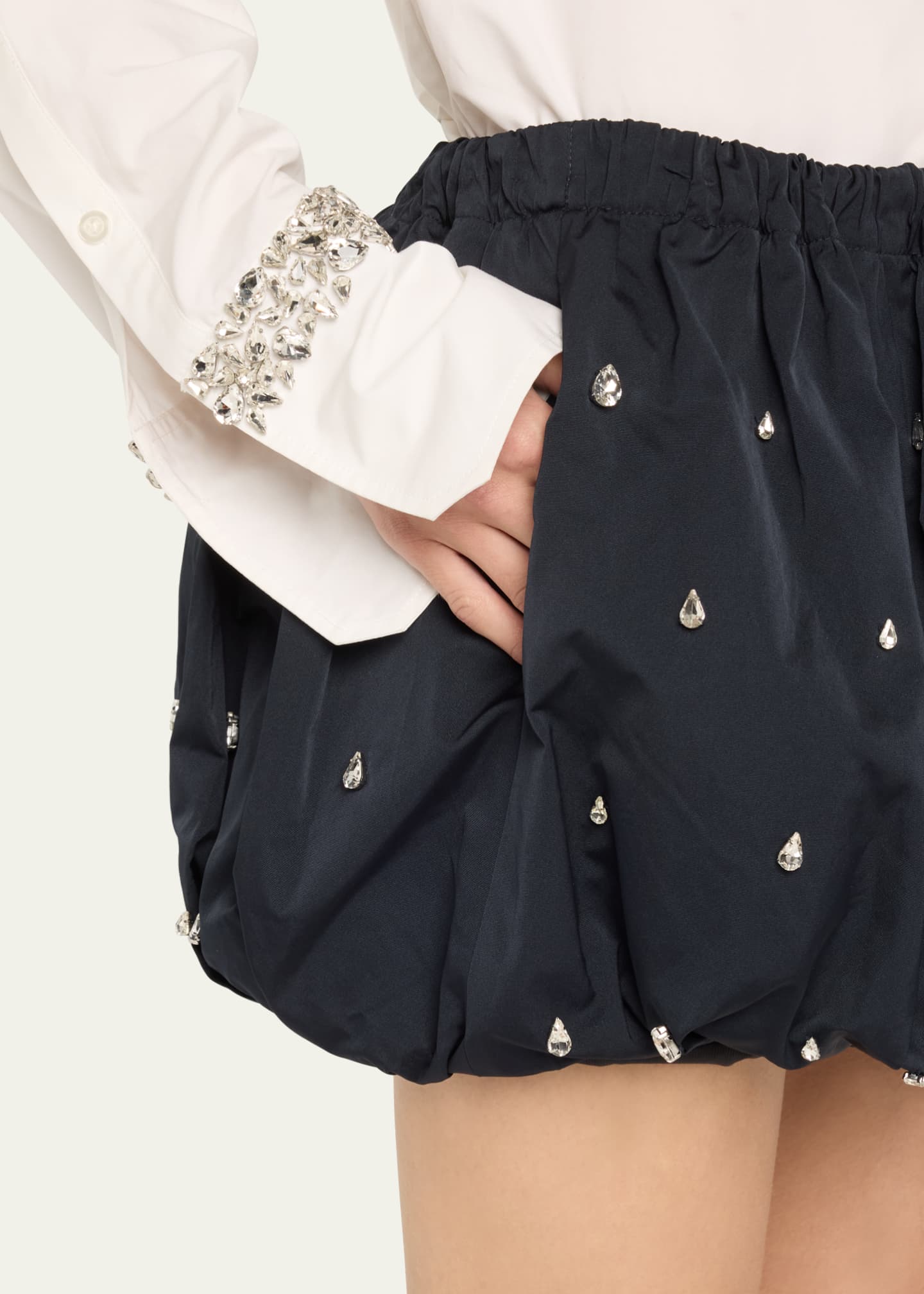 A.L.C. Holly Embellished Bubble Mini Skirt Image 5 of 5