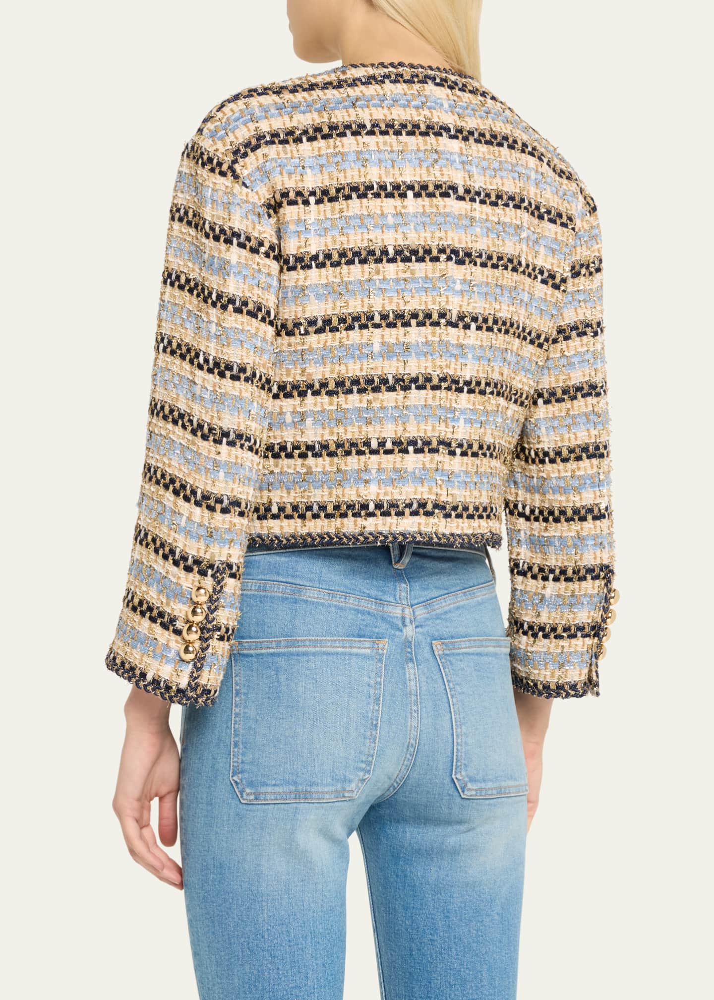 Veronica Beard Sumira Tweed Jacket Image 3 of 5