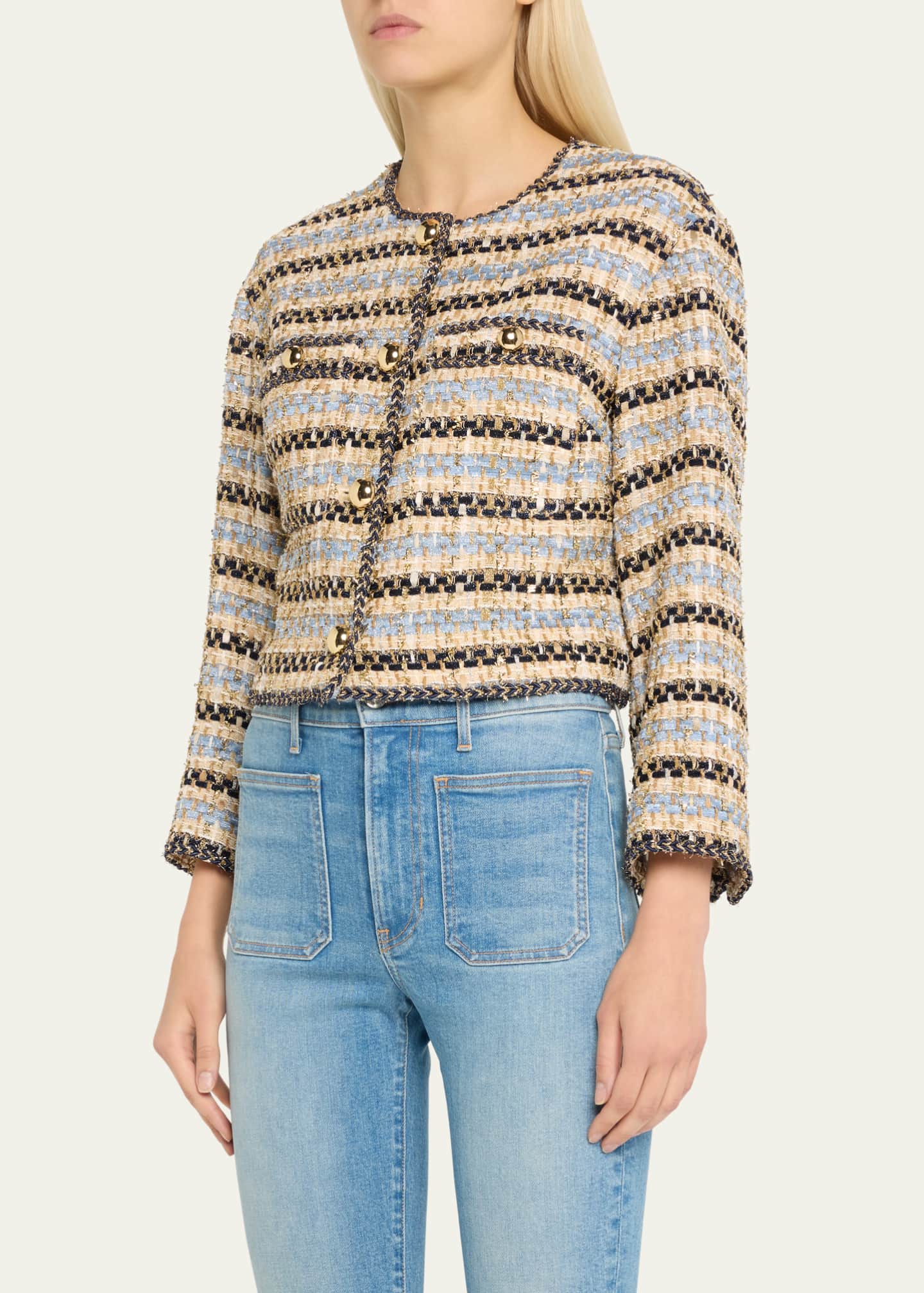 Veronica Beard Sumira Tweed Jacket Image 4 of 5