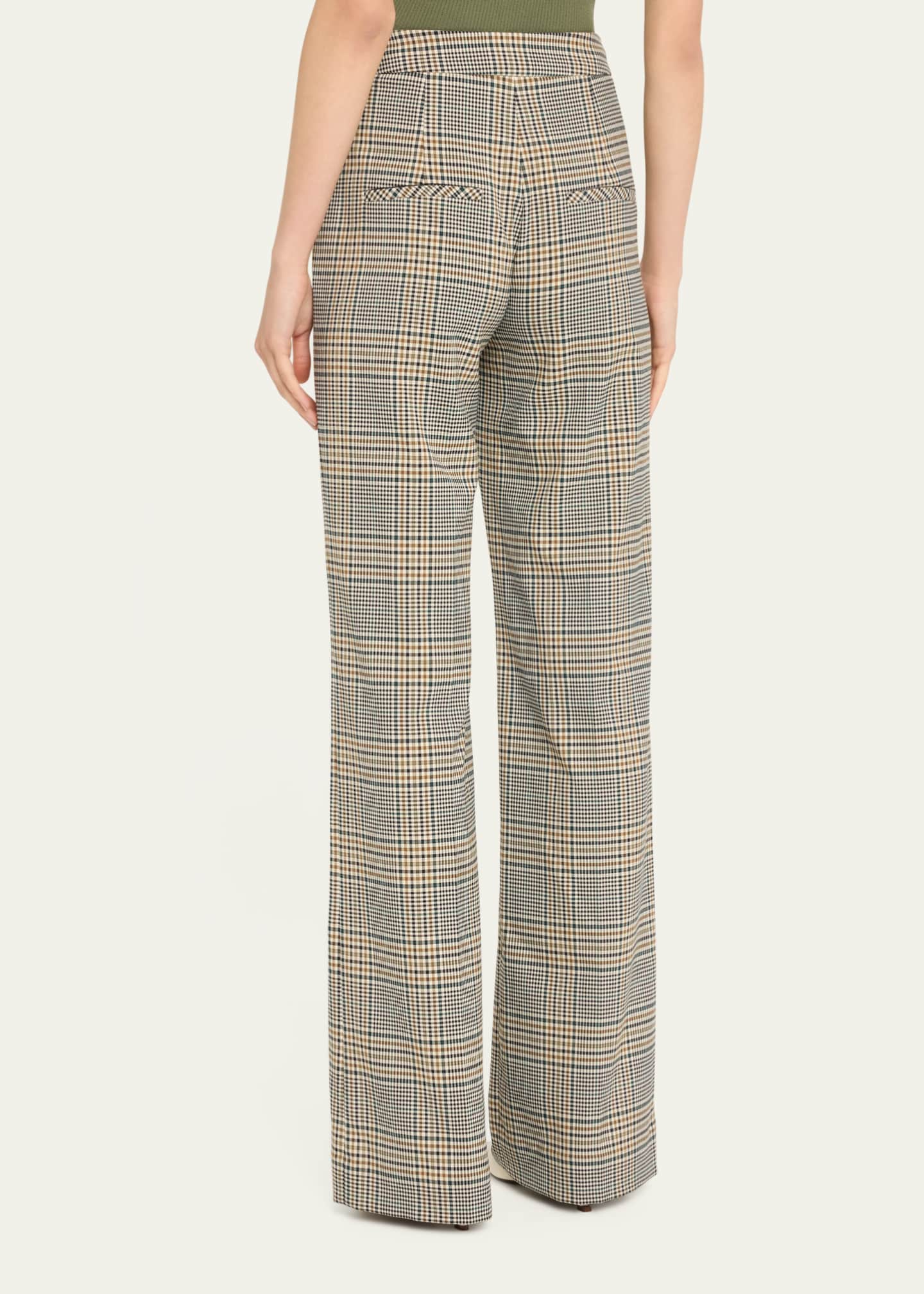 Veronica Beard Tonelli Plaid Pants Image 3 of 5