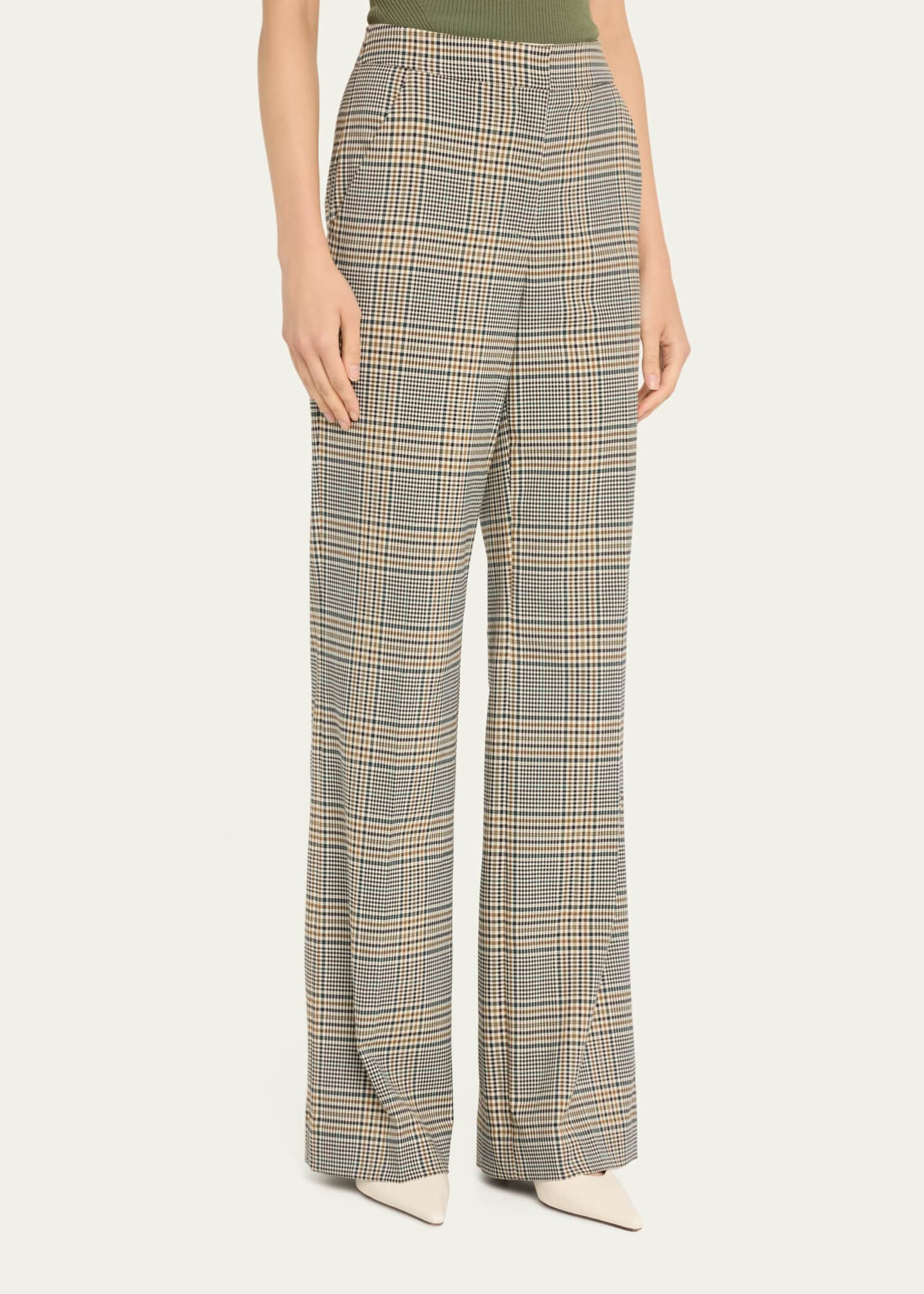 Veronica Beard Tonelli Plaid Pants Image 4 of 5