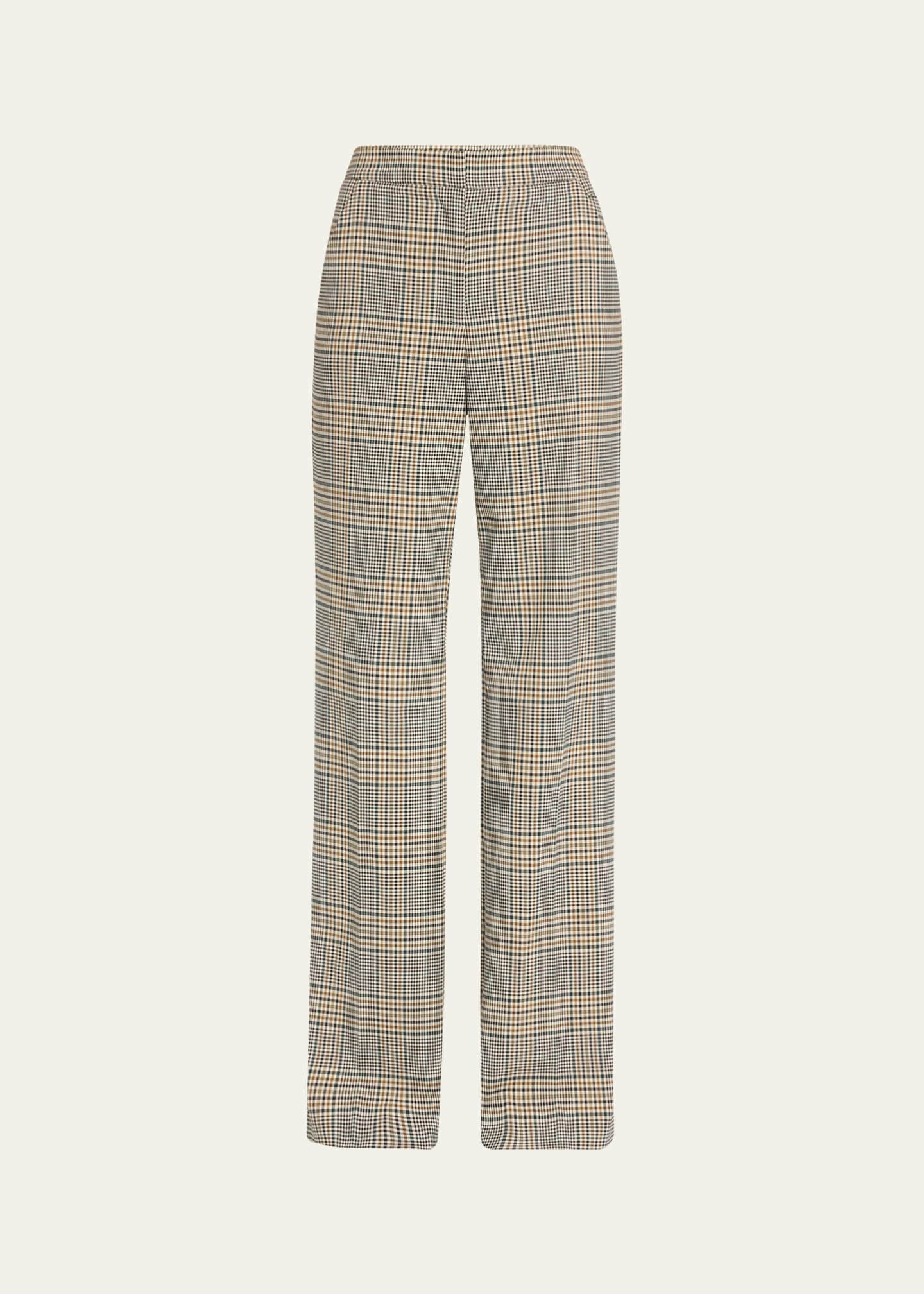 Veronica Beard Tonelli Plaid Pants Image 1 of 5