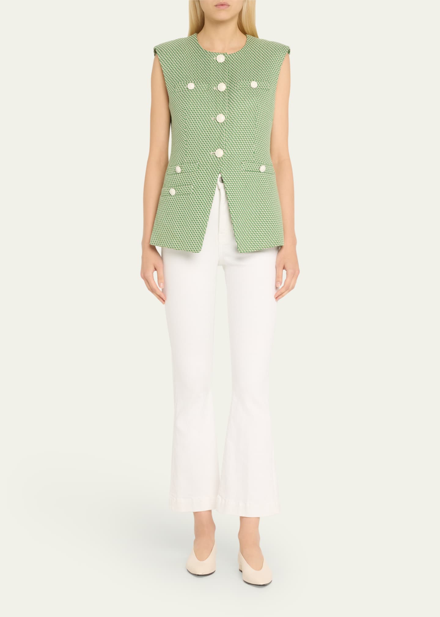 Veronica Beard Tamara Tailored Vest Image 2 of 5