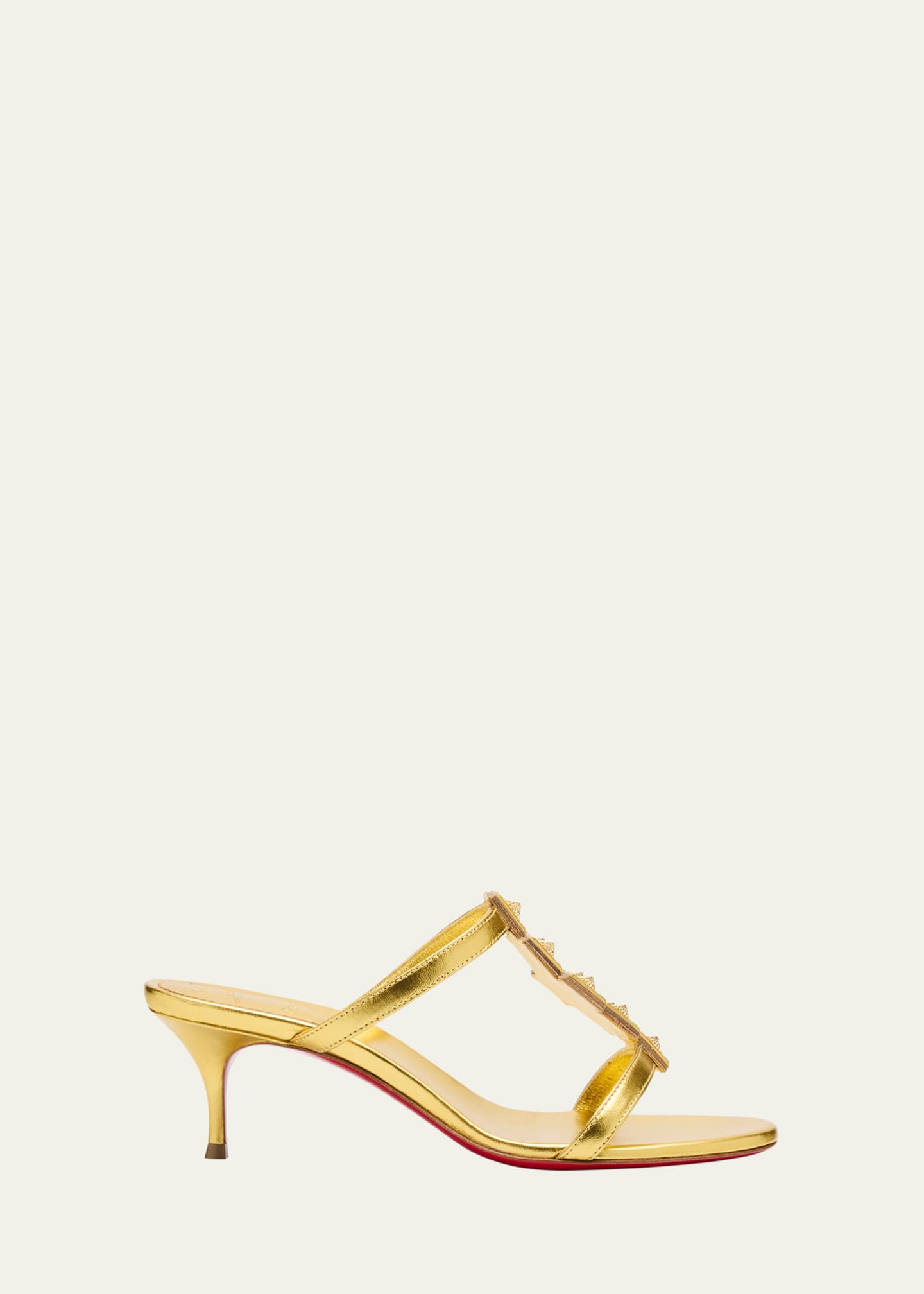 Christian louboutin gold sandals new arrivals