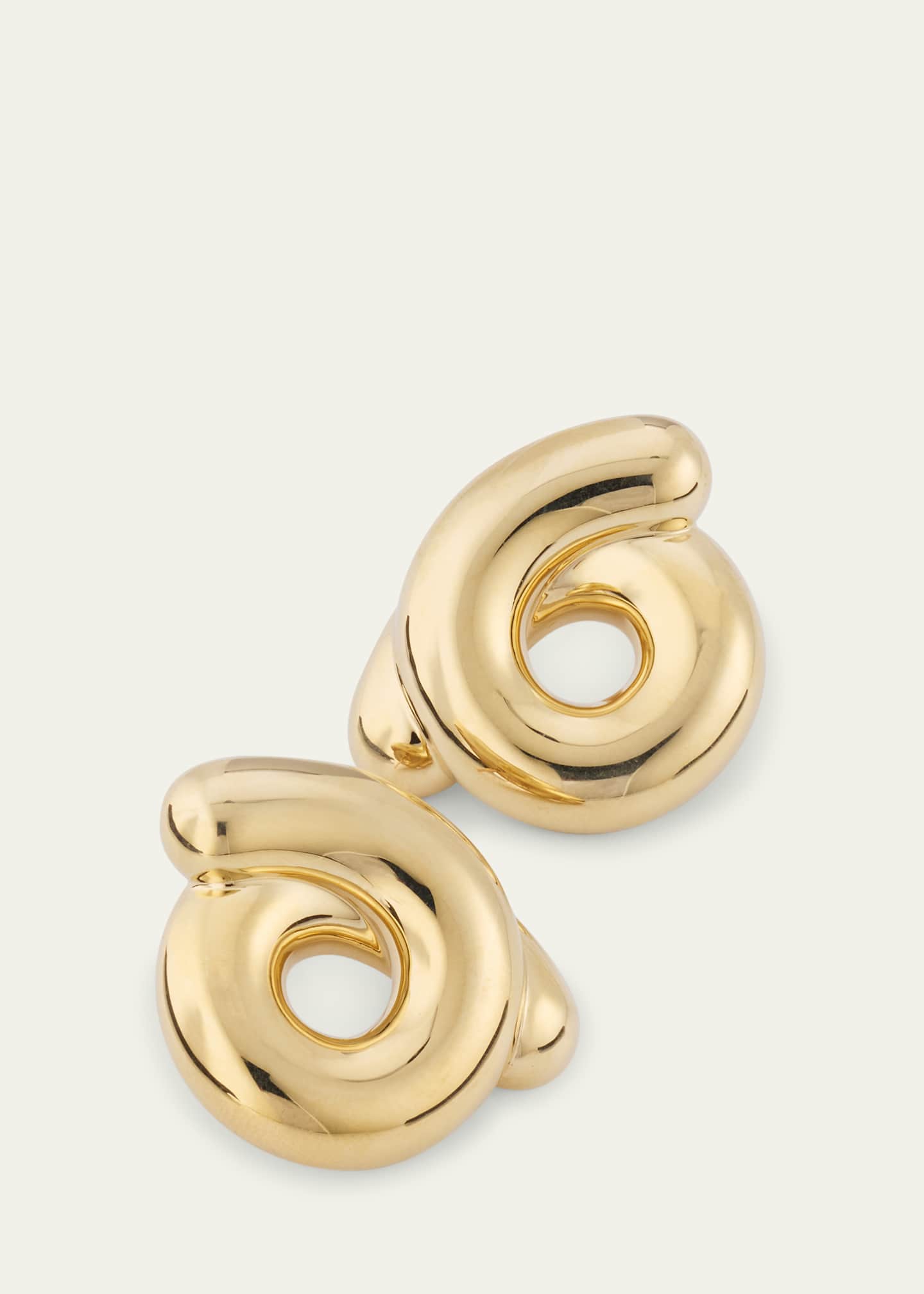 Bea Bongiasca 9K Yellow Gold Tarallo Earrings Image 3 of 4