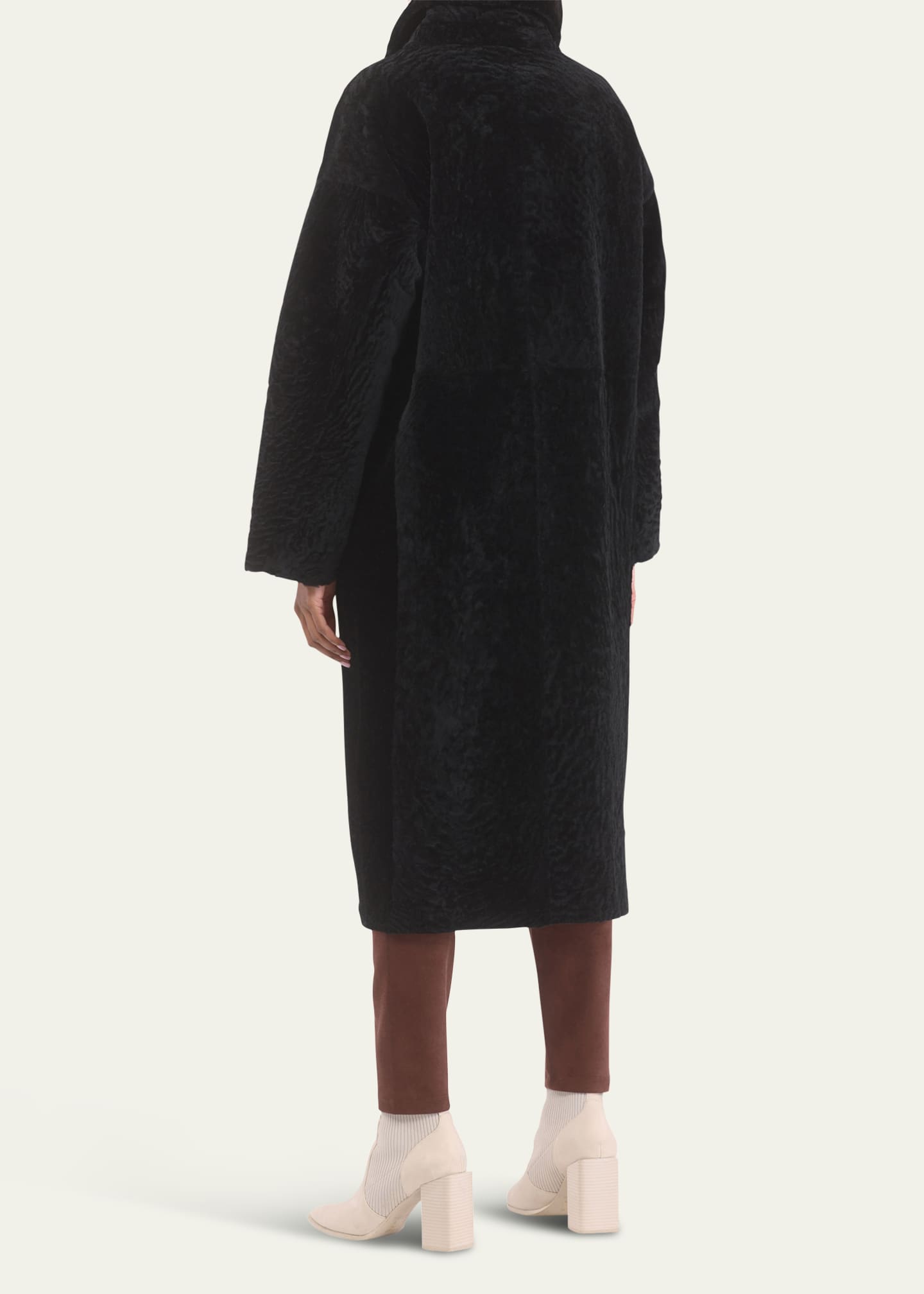 Gorski Reversible Textured Shearling Lamb Coat Bergdorf Goodman