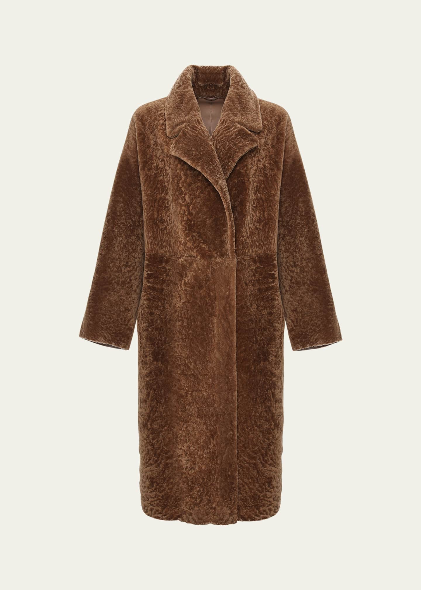 Shearling lamb coat best sale