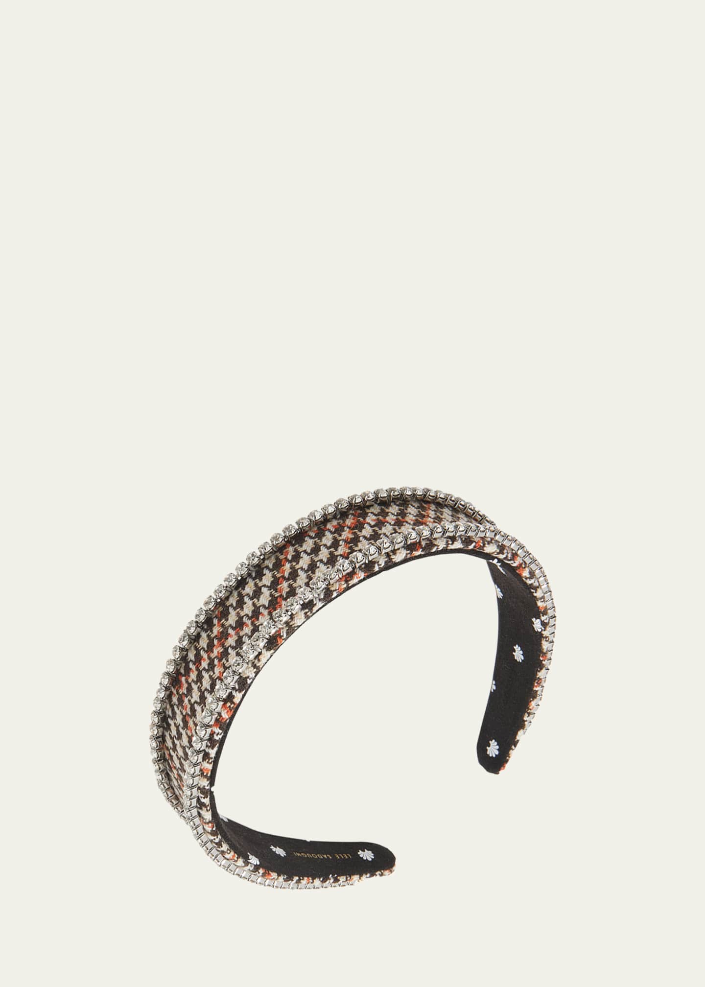Lele Sadoughi Bessette Tweed Crystal Headband Image 1 of 2