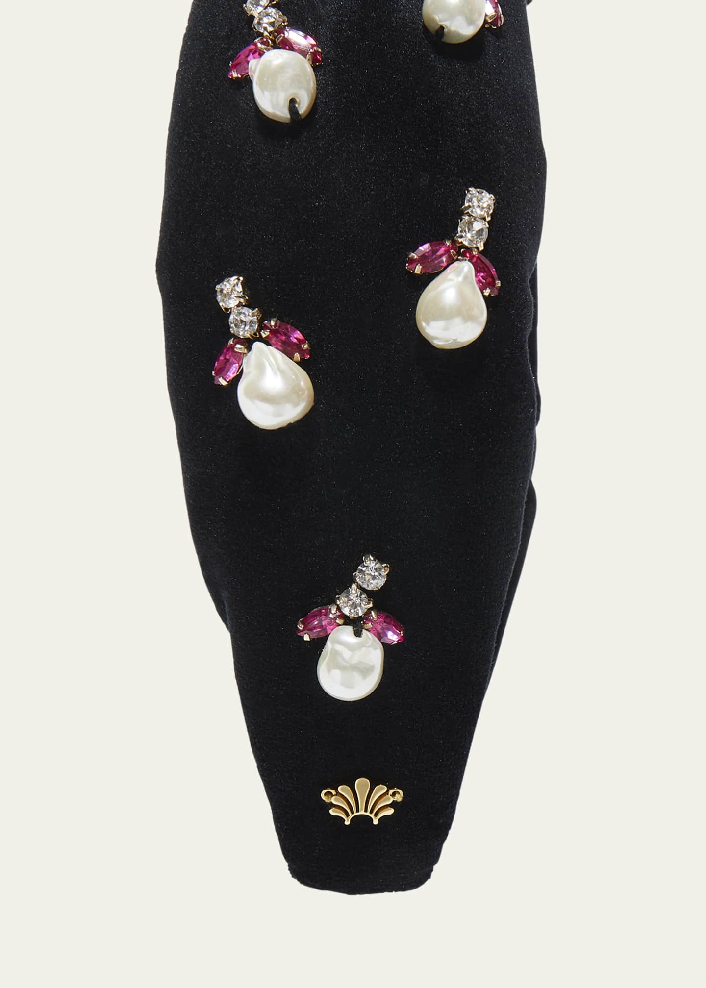 Lele Sadoughi Acorn Pearly Knotted Headband Image 2 of 2