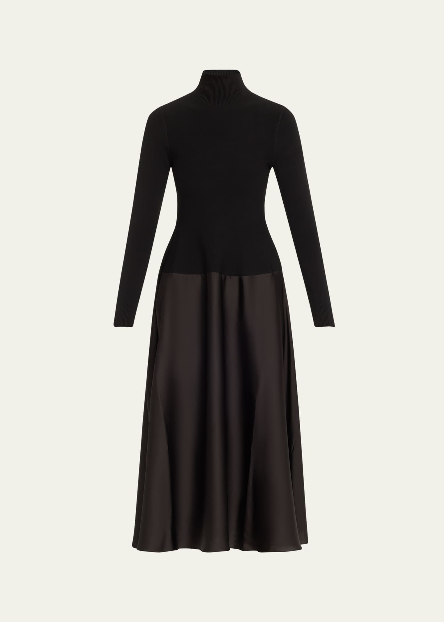 INTO THE THICK OF IT COMBINATION MIDI DRESS