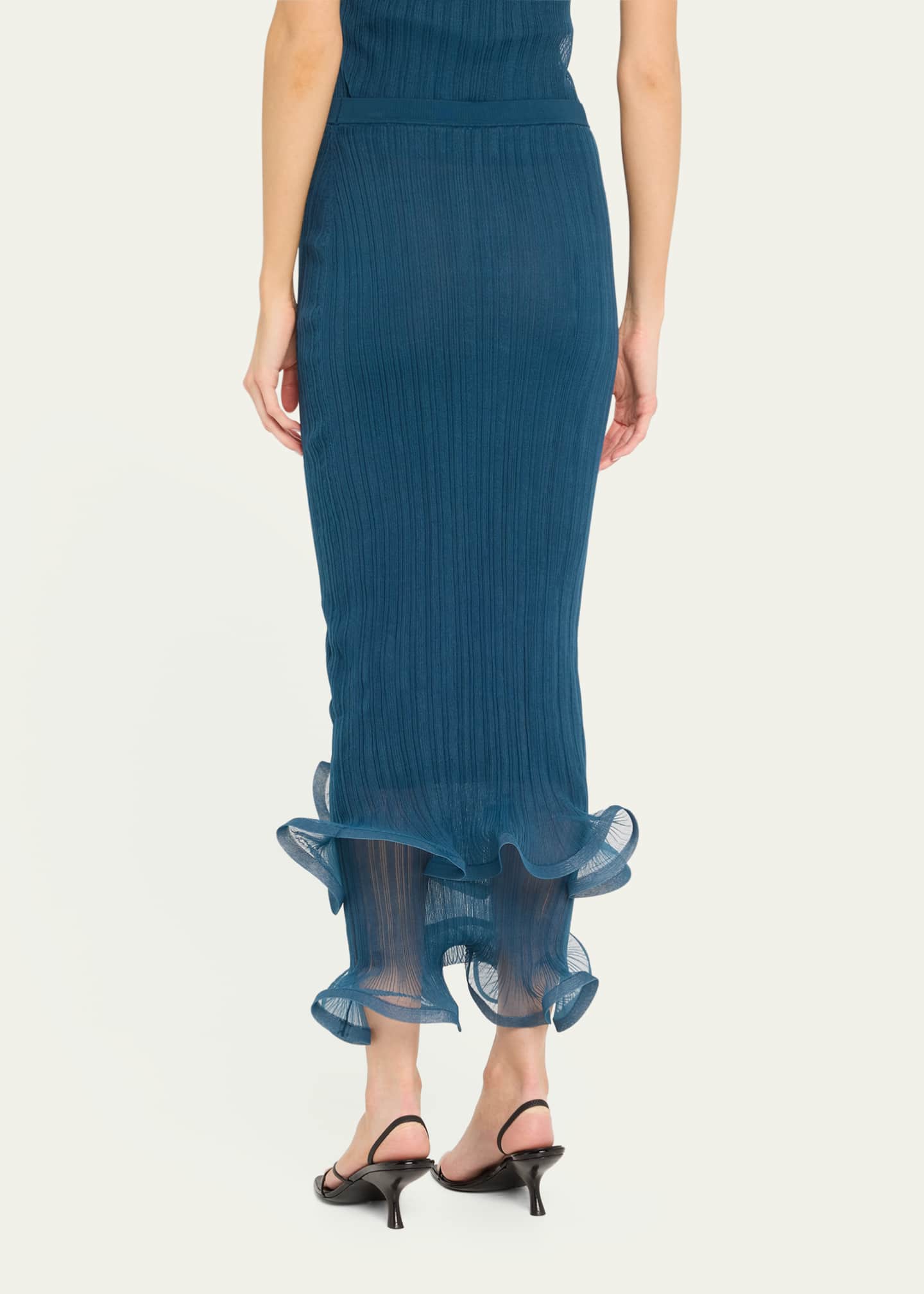 SIMKHAI Kelso Ruffle Skirt Image 3 of 5
