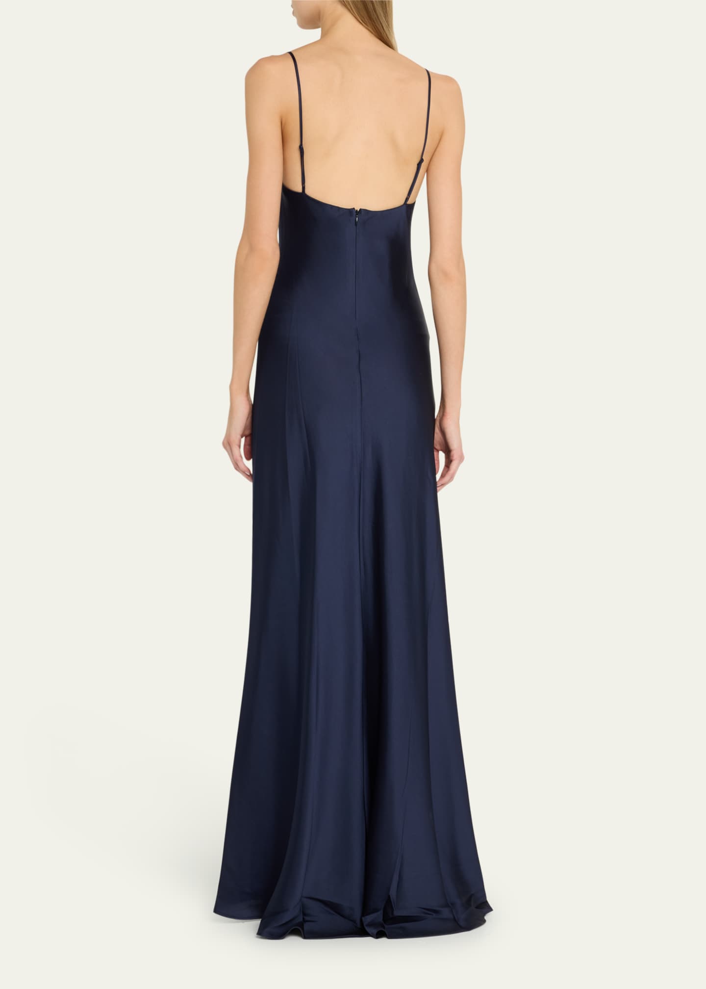 SIMKHAI Finley Satin Slip Gown Bergdorf Goodman