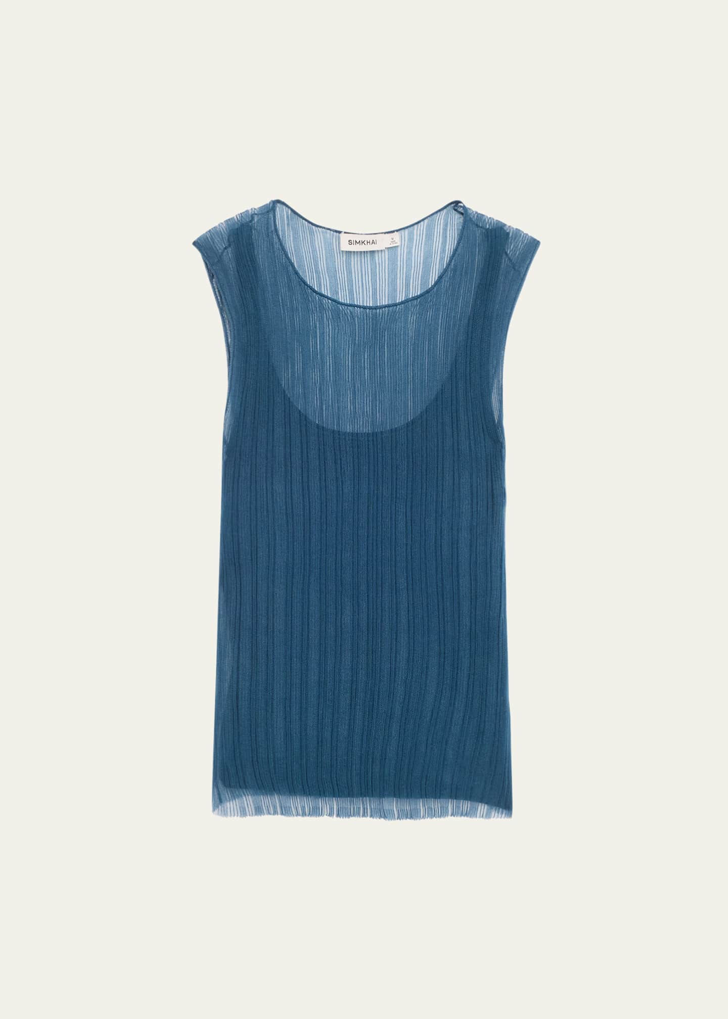 SIMKHAI Oakley Tank Top with Bralette Image 1 of 4
