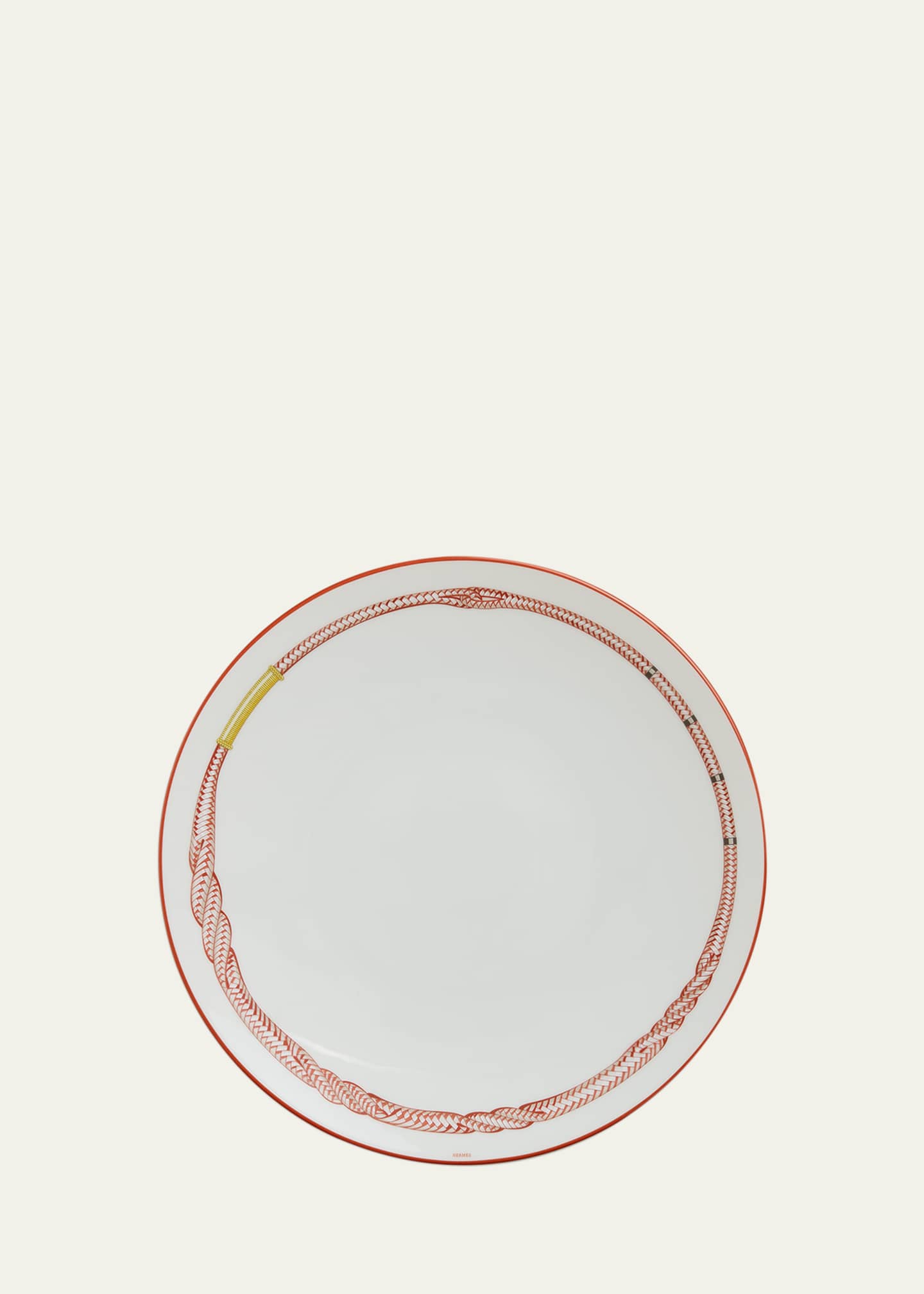 Hermes Tressages Equestres Dinner Plate Image 1 of 2