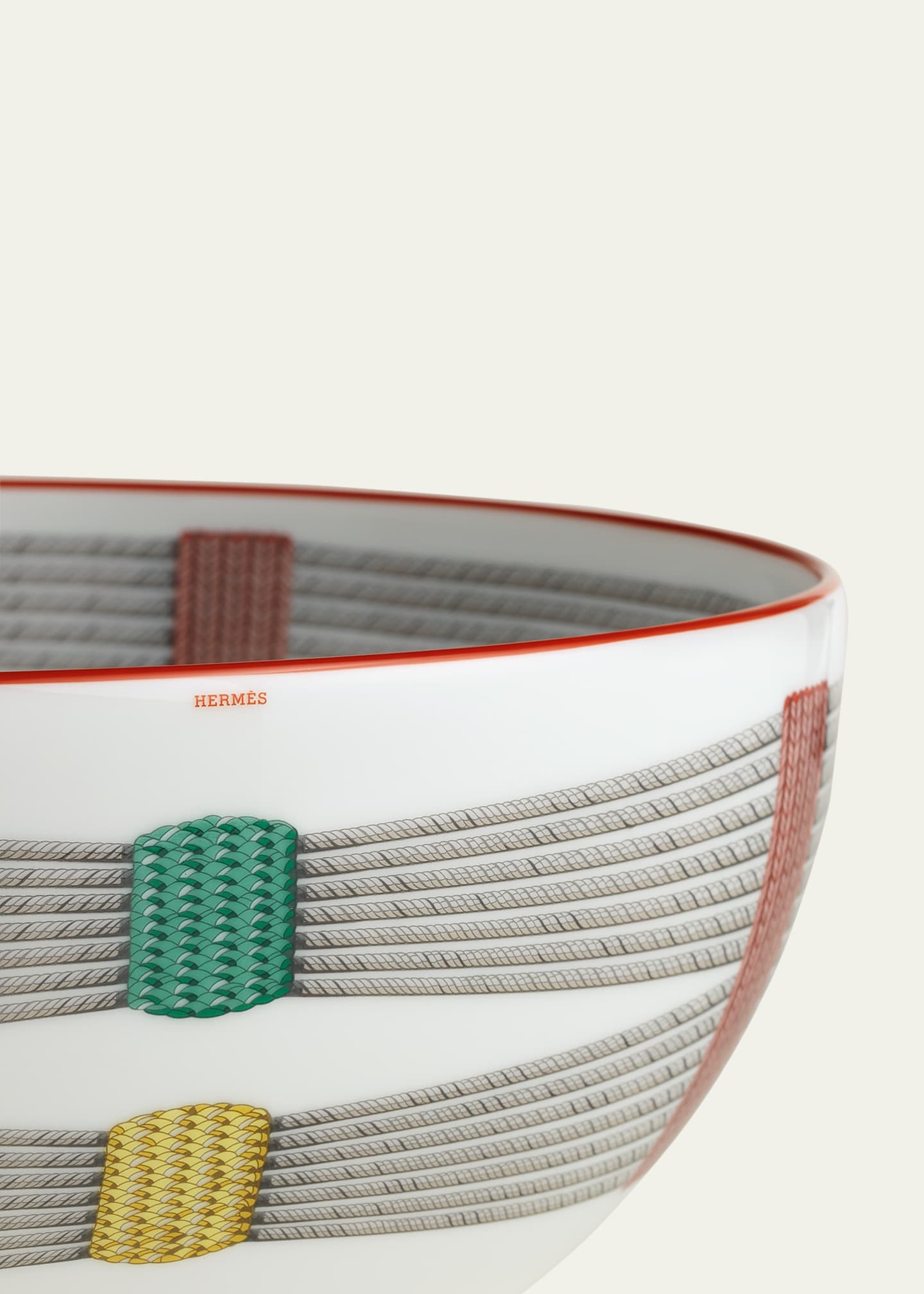 Hermes Tressages Equestres Serving Bowl Image 3 of 3