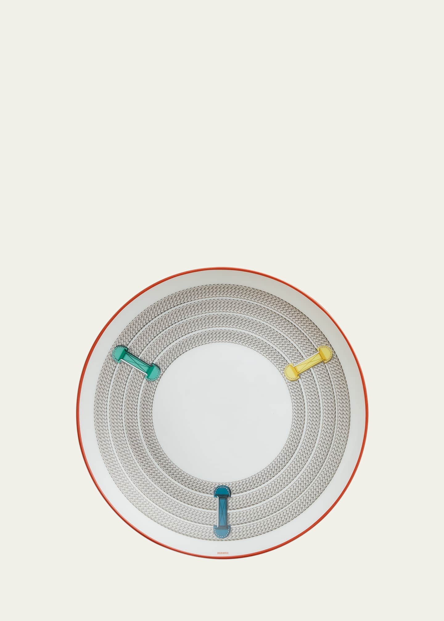Hermes Tressages Equestres Dessert Plate Image 1 of 2