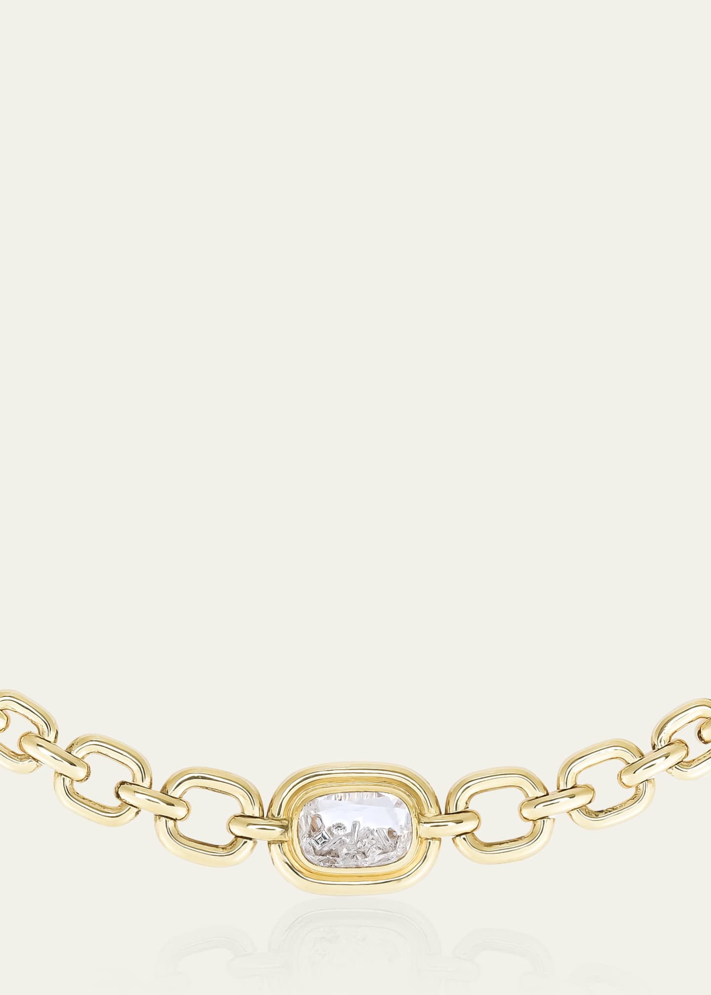 Moritz Glik 18K Yellow Gold Elo Diamond Kaleidoscope Shaker Necklace Image 2 of 2