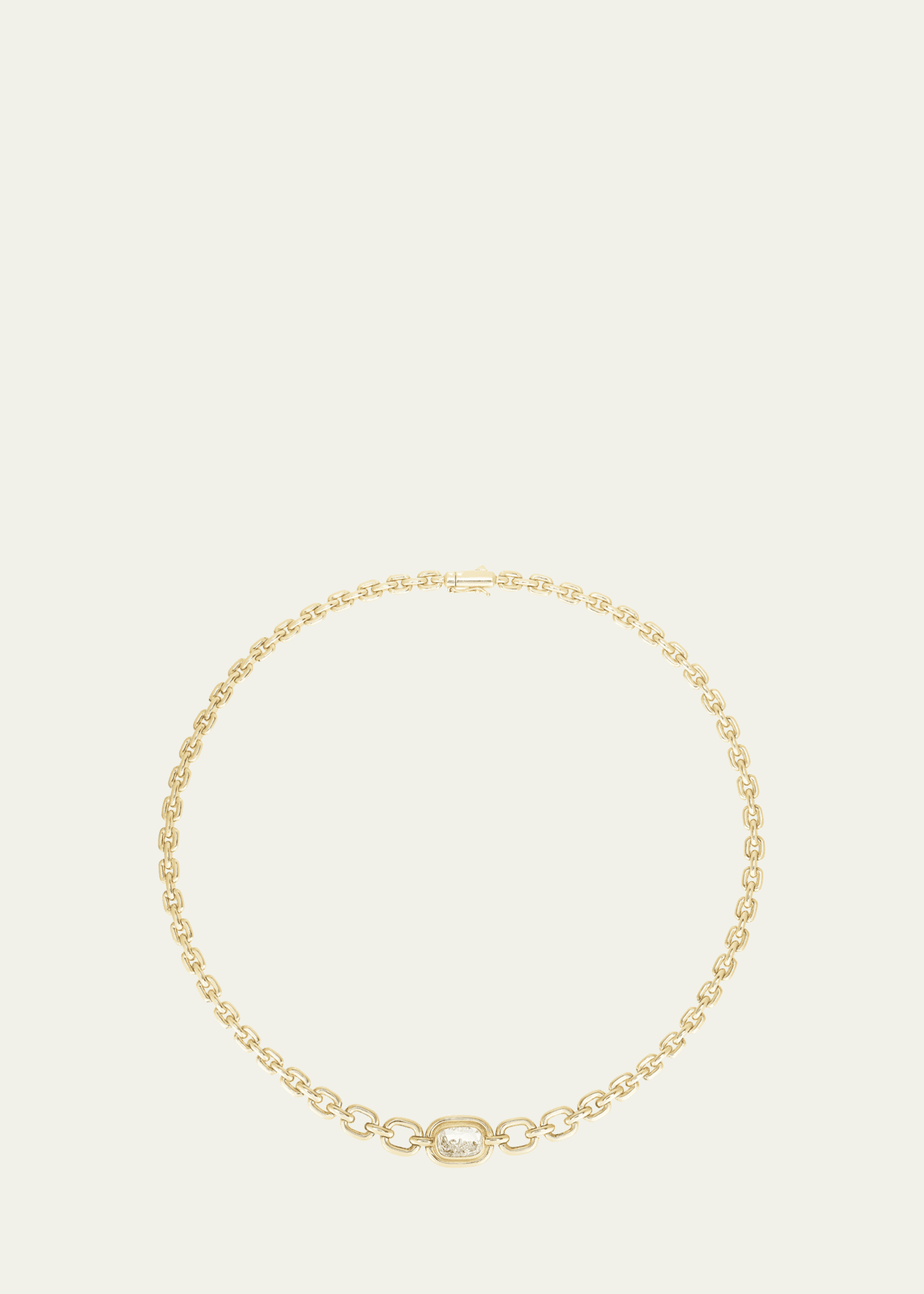 Moritz Glik 18K Yellow Gold Elo Diamond Kaleidoscope Shaker Necklace Image 1 of 2