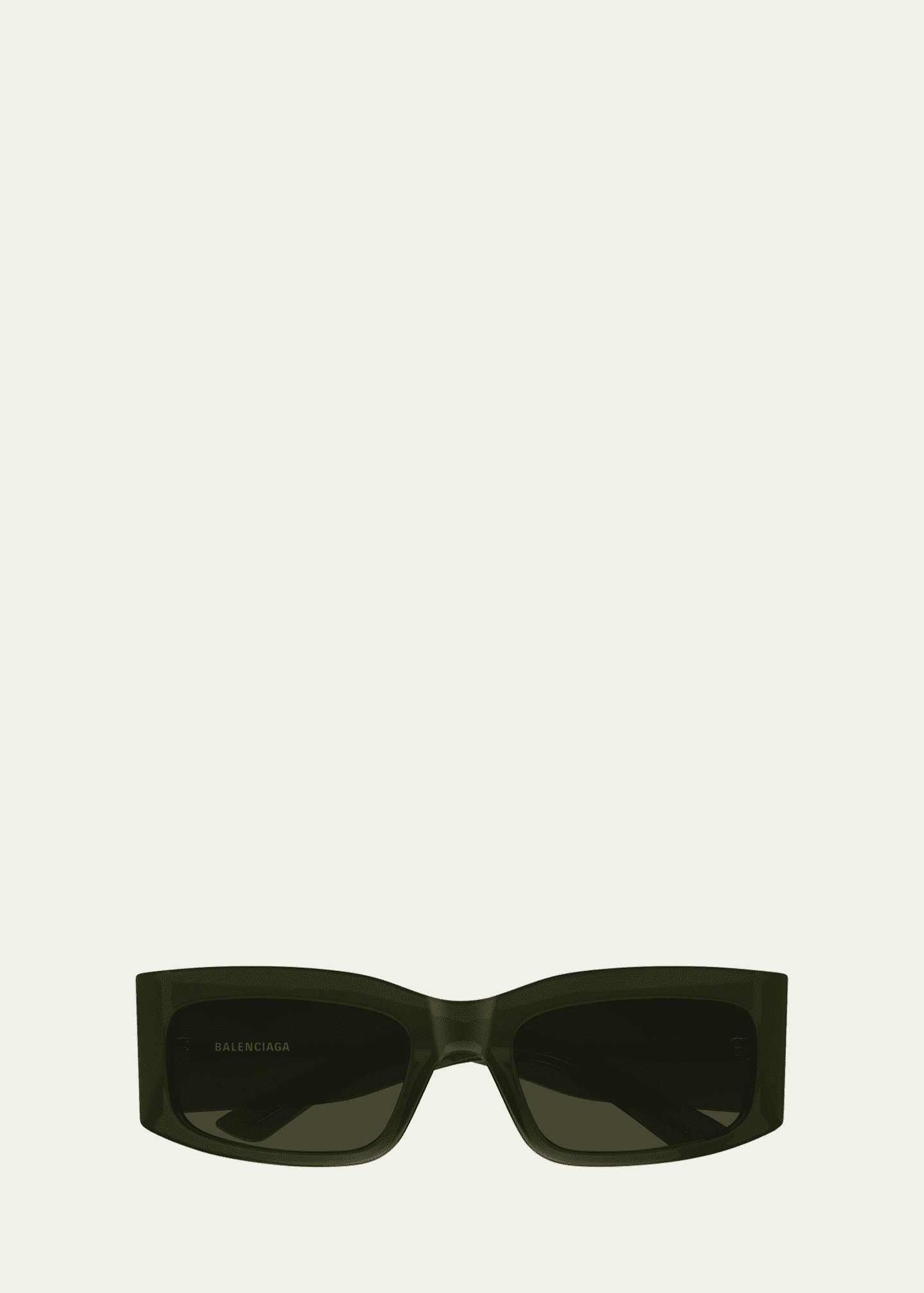 Balenciaga Men's BB0328S Acetate and Nylon Rectangle Sunglasses Image 1 of 2