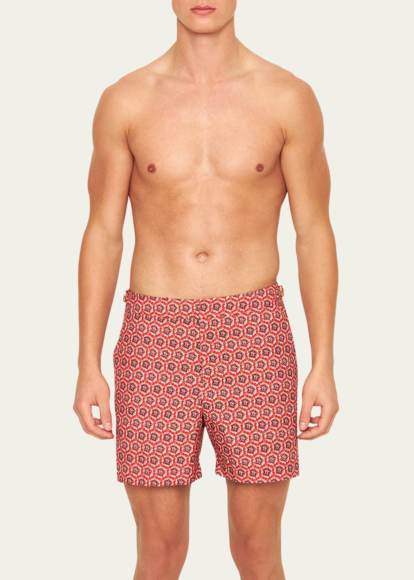 Orlebar Brown Men's Bulldog Micro Rose Print Swim Shorts Image 2 of 3