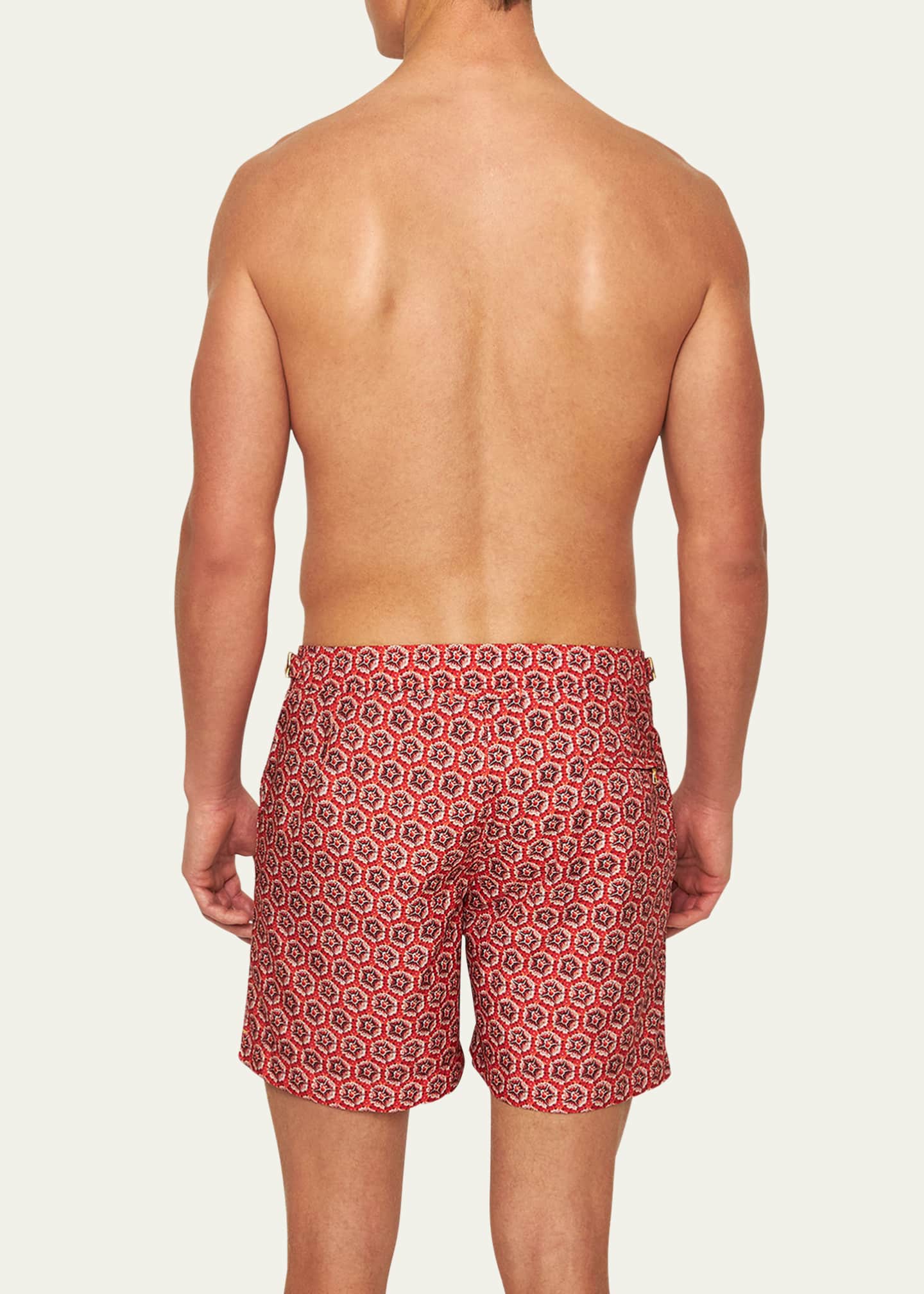 Orlebar Brown Men's Bulldog Micro Rose Print Swim Shorts Image 3 of 3