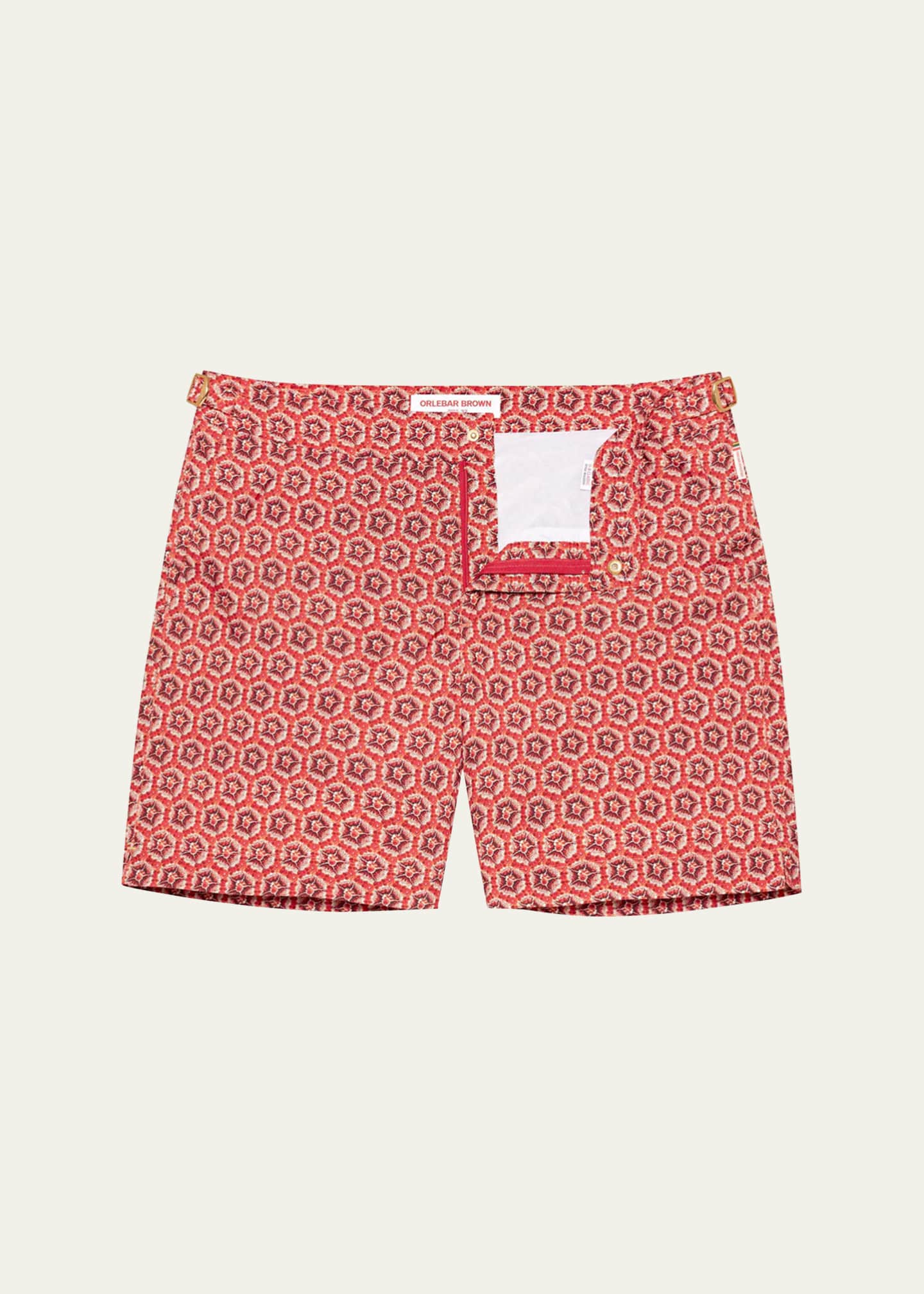 Orlebar Brown Men's Bulldog Micro Rose Print Swim Shorts Image 1 of 3
