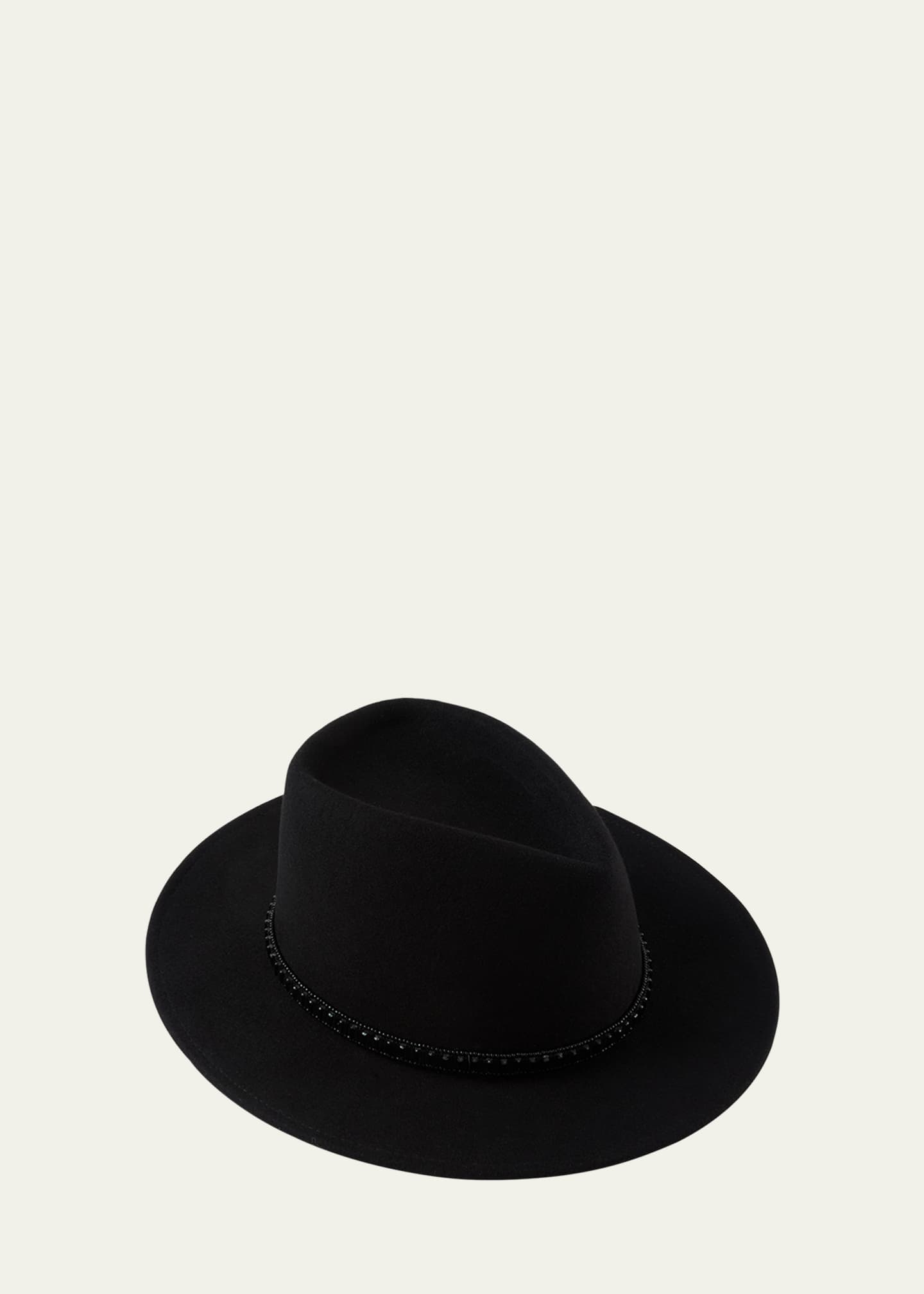 Eugenia Kim Blaine Embellished Band Wool Fedora Image 2 of 2