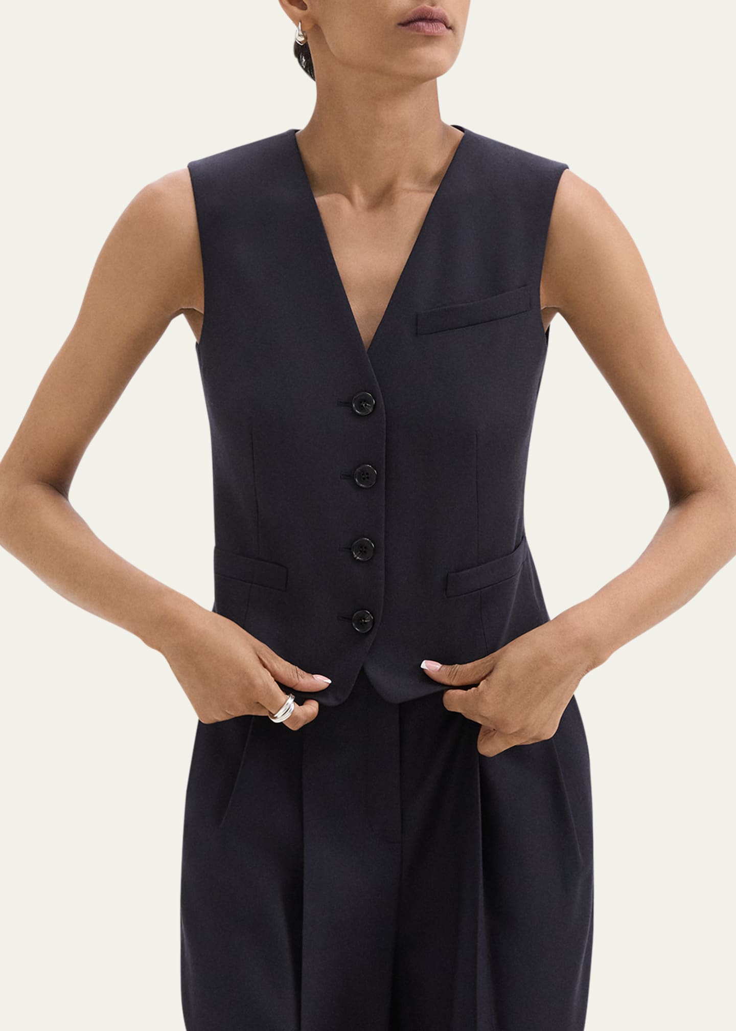 Theory Tailored Vest Image 3 of 4