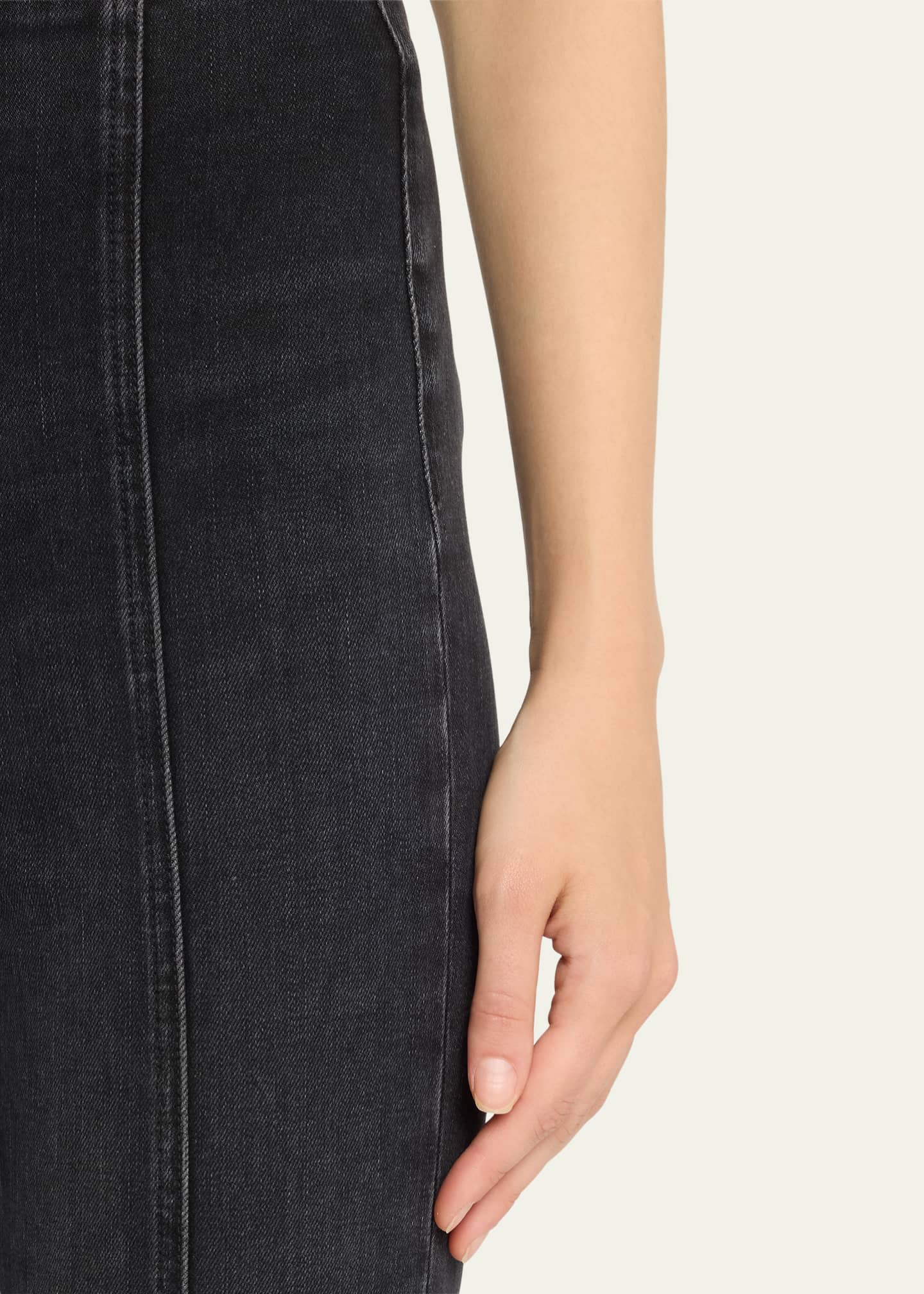 Veronica Beard Carson High-Rise Ankle Flare Jeans Image 5 of 5