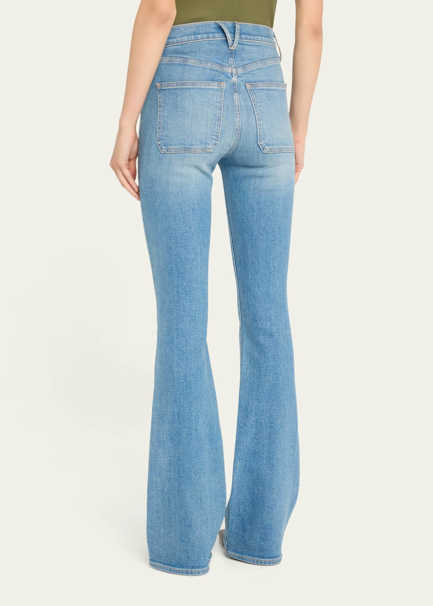 Veronica Beard Beverly High-Rise Skinny Flare Jeans Image 3 of 5