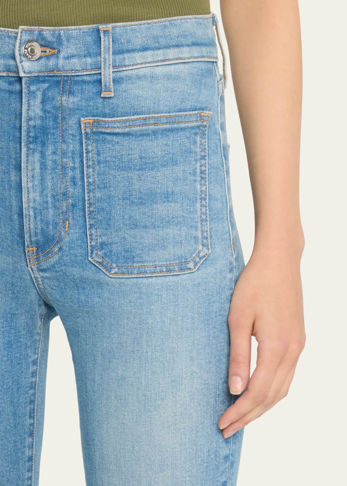 Veronica Beard Beverly High-Rise Skinny Flare Jeans Image 5 of 5