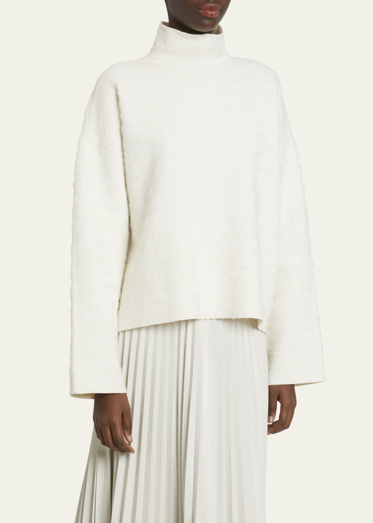 Asher Brushed Knit Turtleneck Sweater