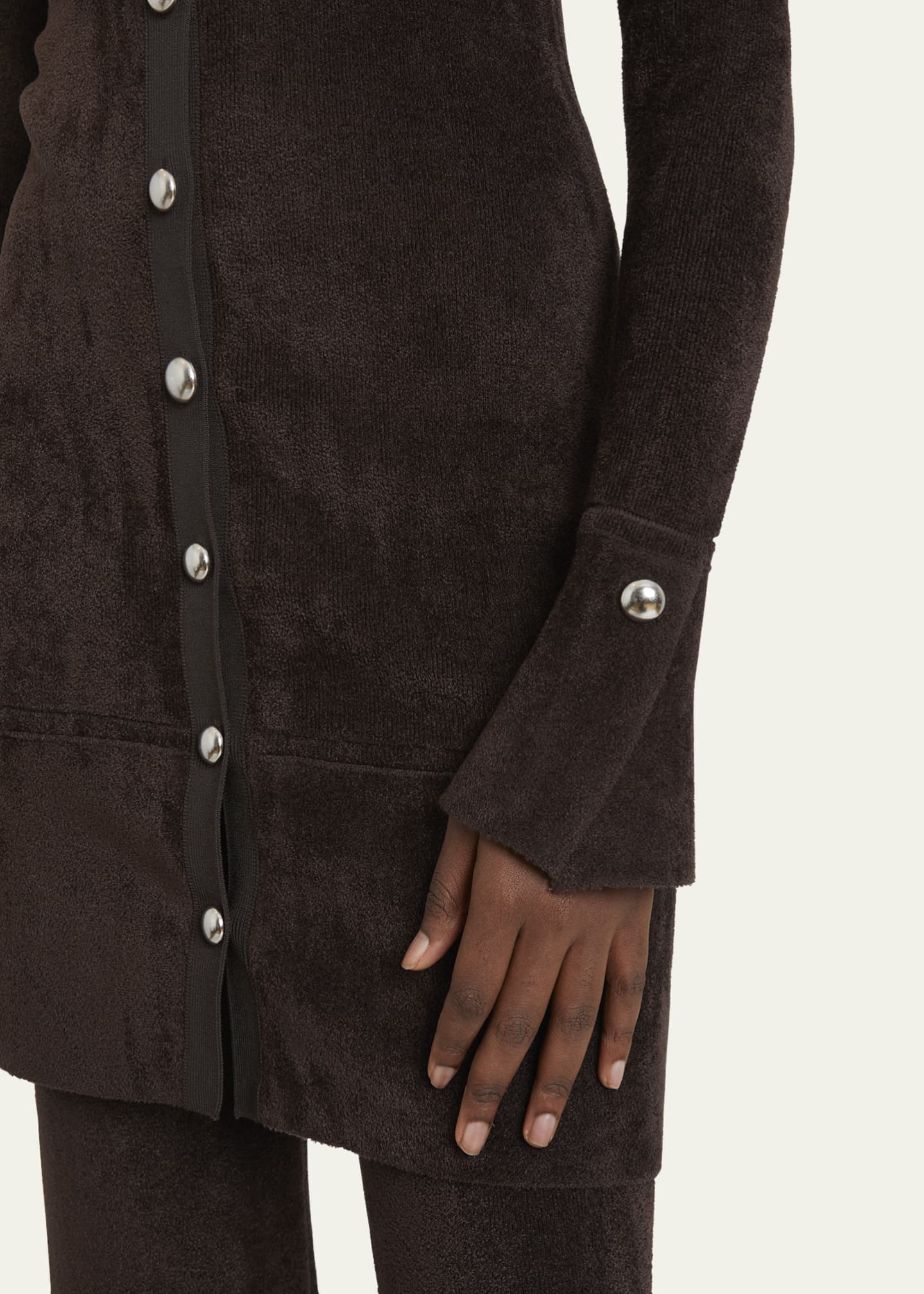 Proenza Schouler White Label Lucille Chenille Cardigan Image 5 of 5