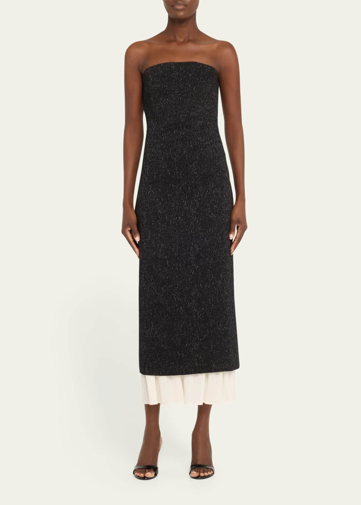 Aelin Sparkly Layered Column Dress - Thumbnail 2