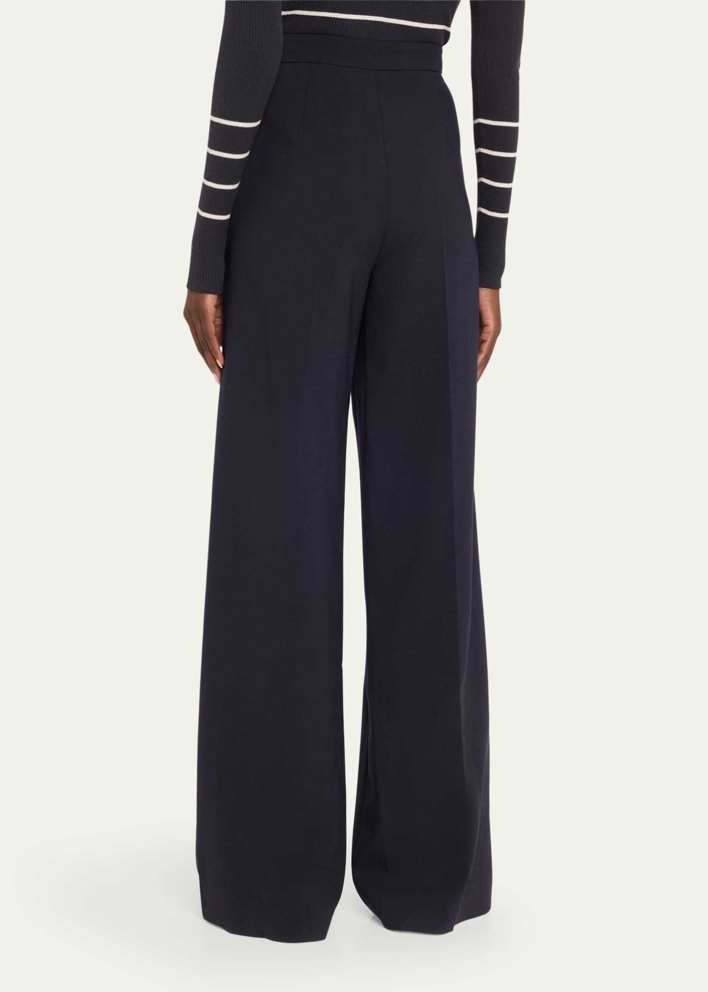 Max Mara Polonia Sailor Wide-Leg Pants Image 3 of 5