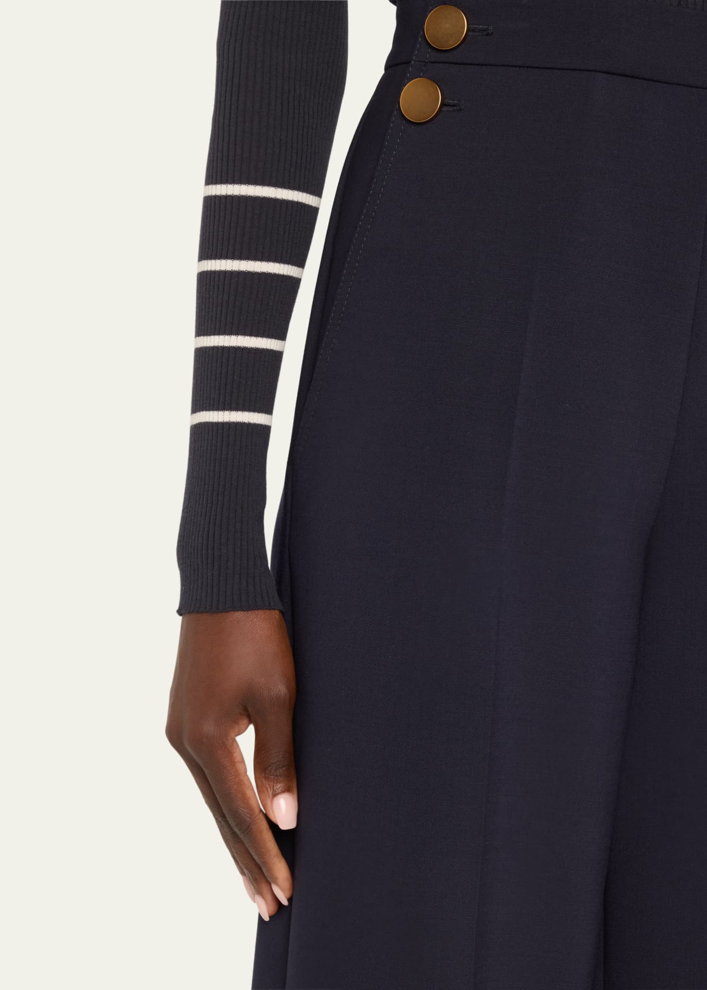 Max Mara Polonia Sailor Wide-Leg Pants Image 5 of 5