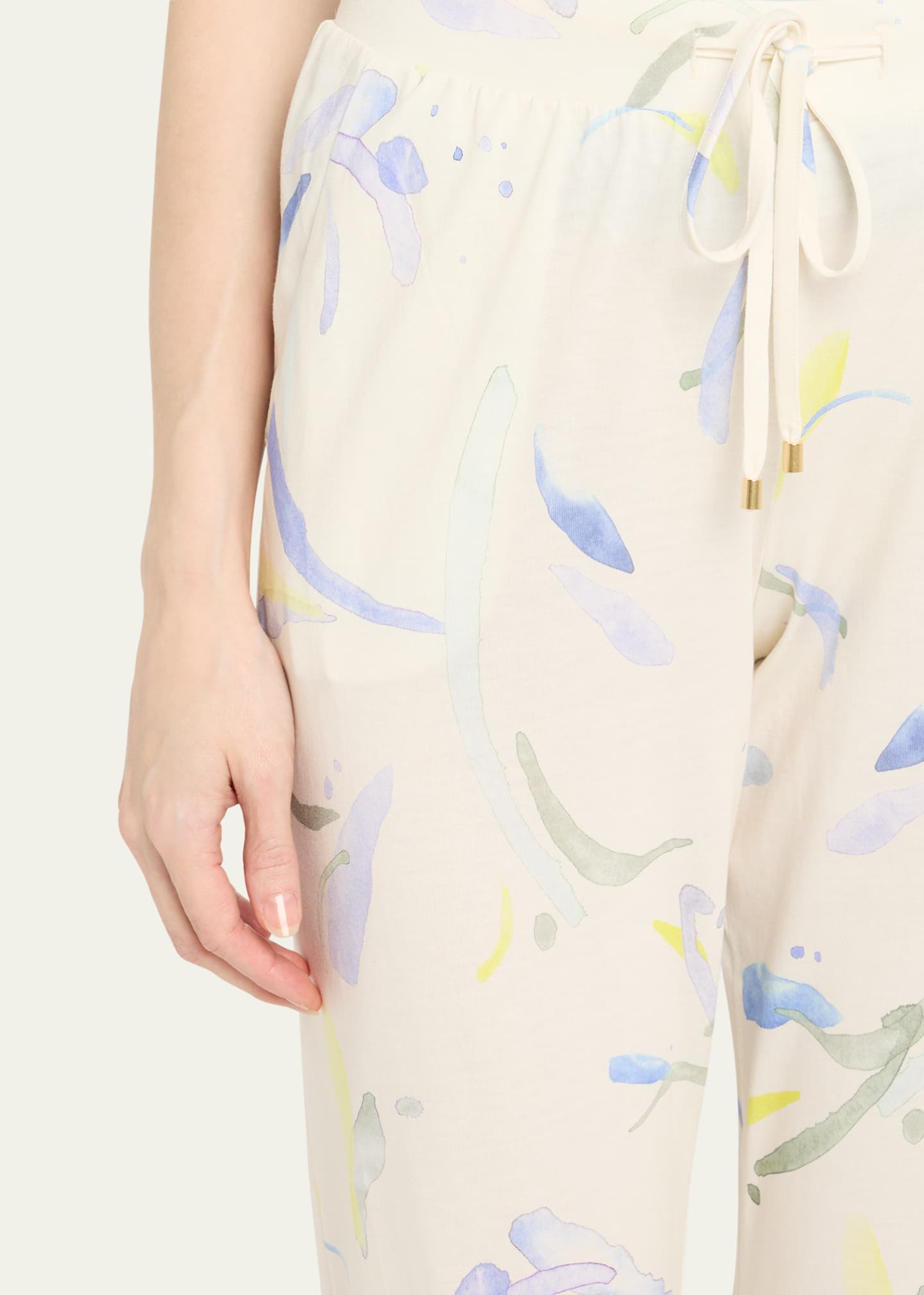Hanro Botanical-Print Lounge Pants Image 5 of 5