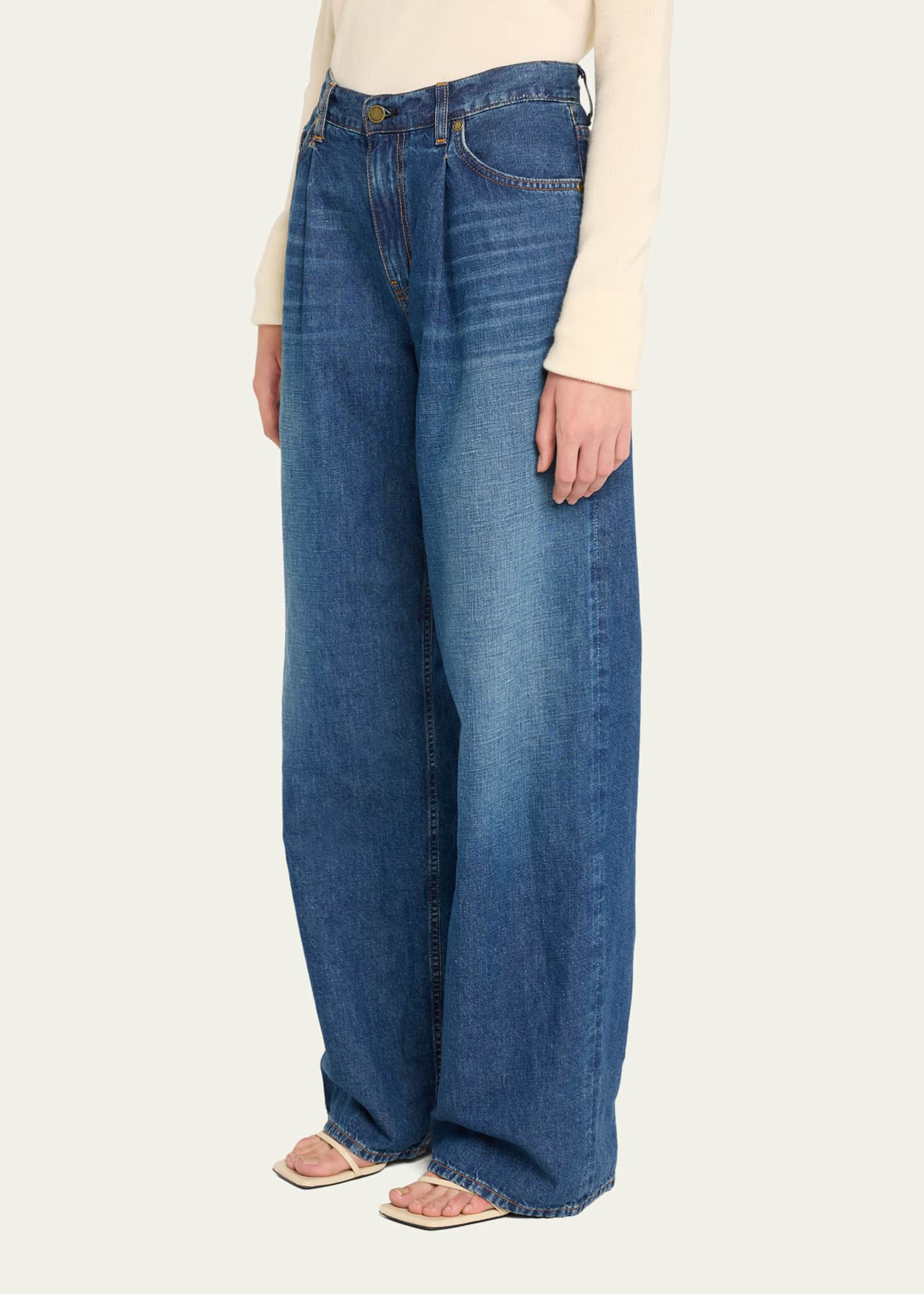 Kailani Mid-Rise Wide-Leg Jeans - Thumbnail 4